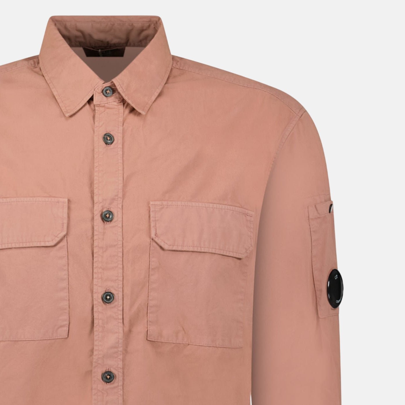 CP Company Lens Safari Overshirt Orange – C64 | Studio DOS by Designer Outlet Sales