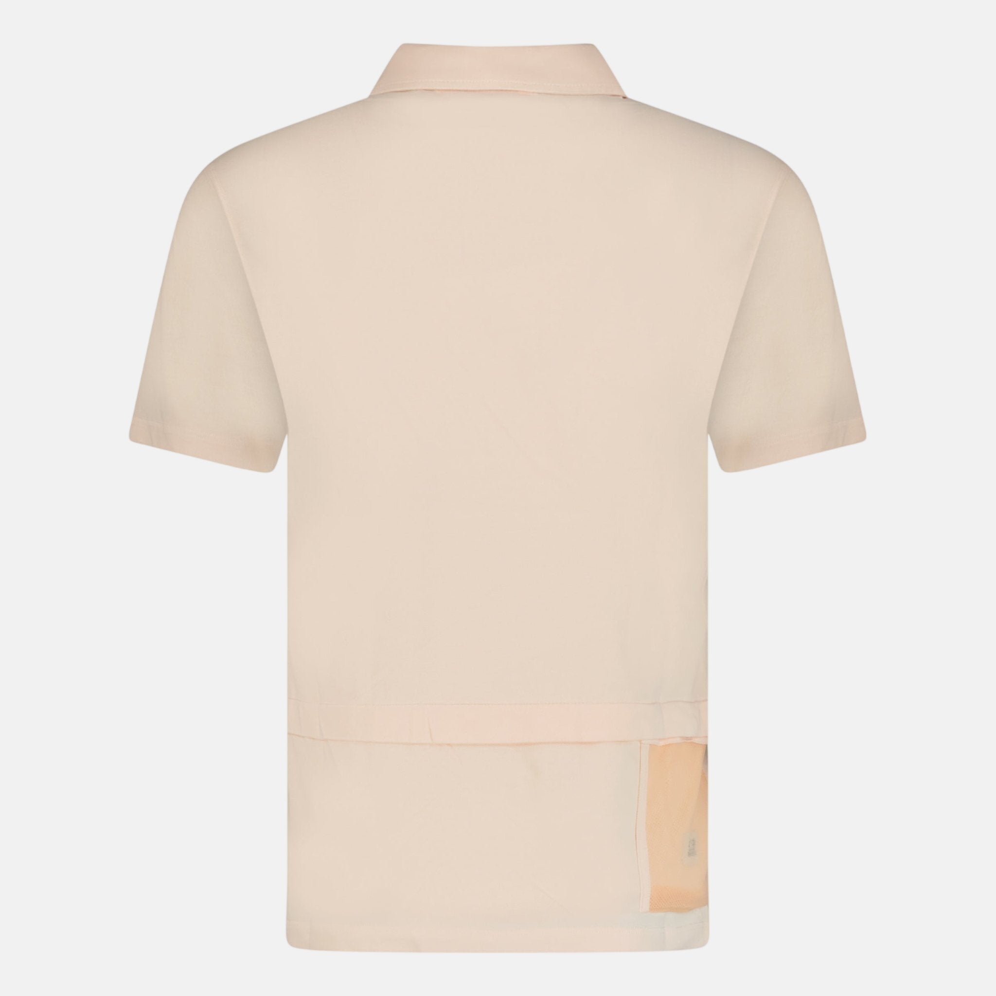 CP Company Tacting Piquet Zip Polo Shirt Pink – B28 | Studio DOS by Designer Outlet Sales