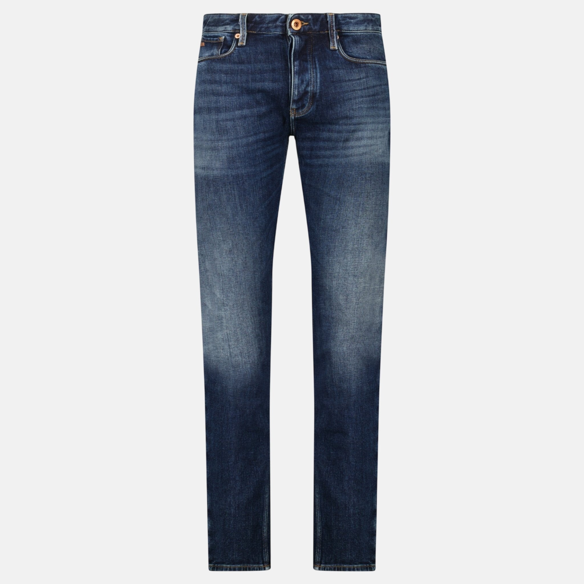 Emporio Armani J75 Slim Fit 5 Pocket Jeans Dark Blue – B6/B7/B8 | Studio DOS by Designer Outlet Sales