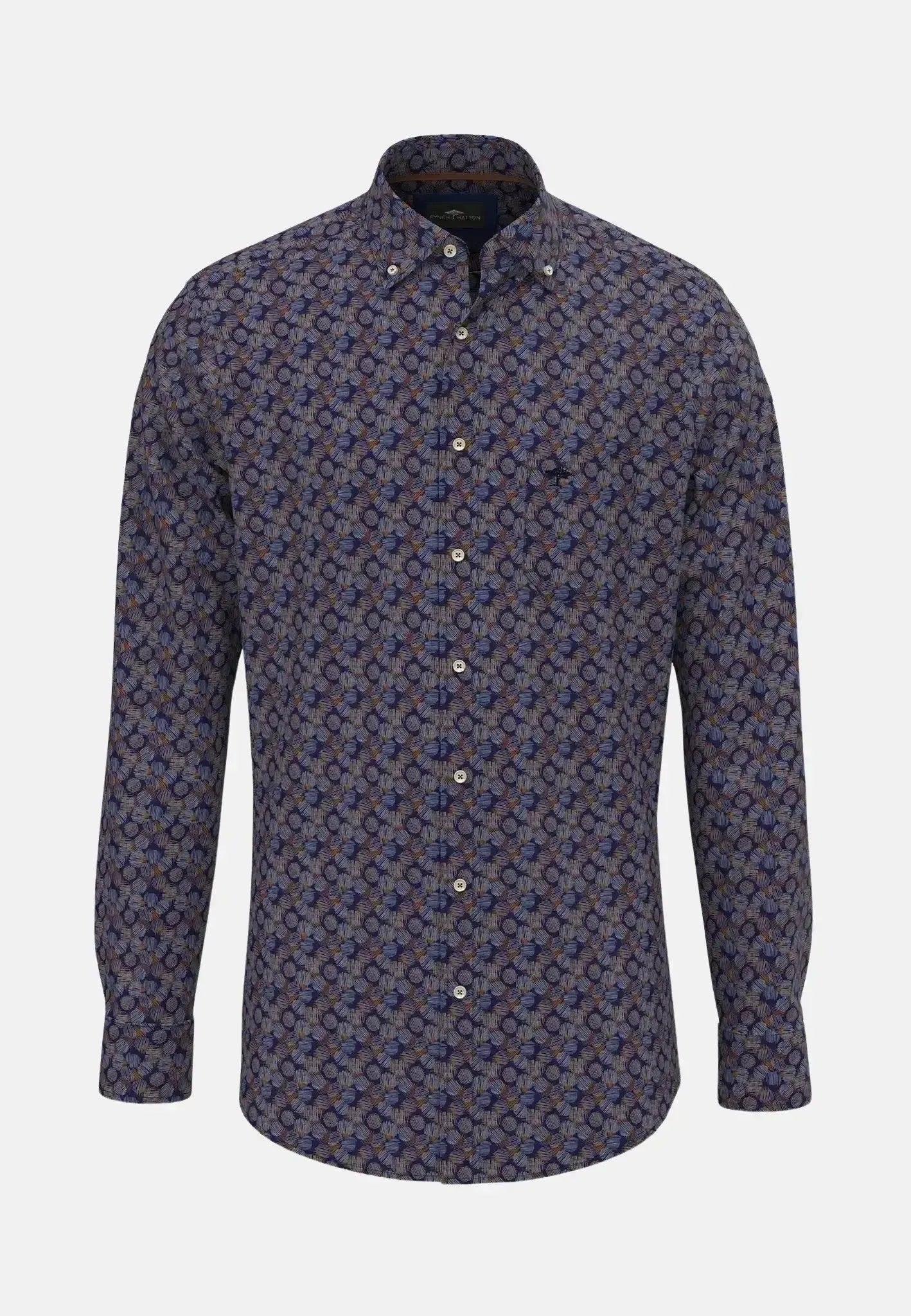 Fynch - Hatton Allover Modern Print Shirt Hazel – 14108060-804-S | Studio DOS by Designer Outlet Sales