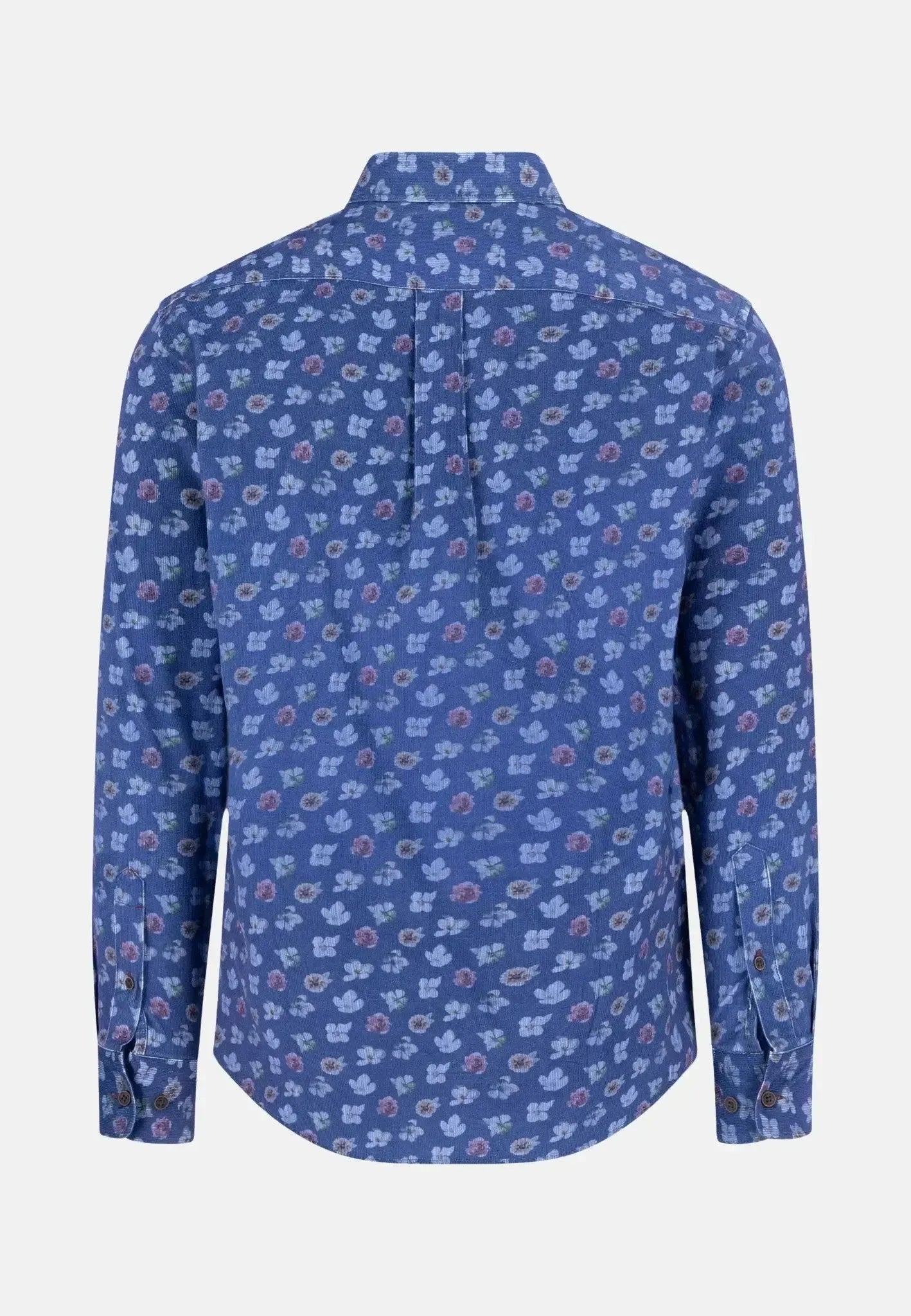 Fynch - Hatton Corduroy Print Button Down Shirt Navy – 15095580-685-M | Studio DOS by Designer Outlet Sales