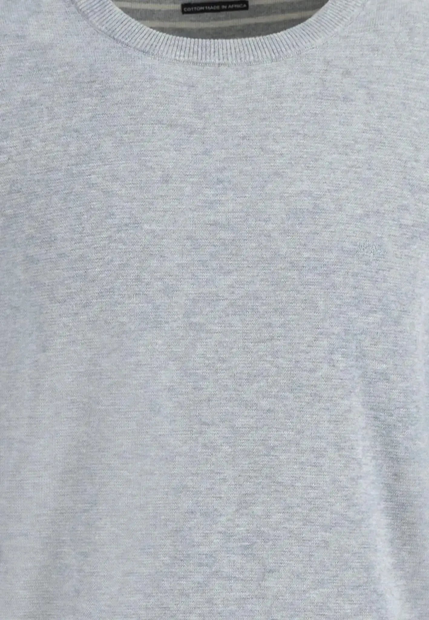 Fynch - Hatton Mens Air Cotton Crewneck Knit Light Grey – 1514314-971-S | Studio DOS by Designer Outlet Sales