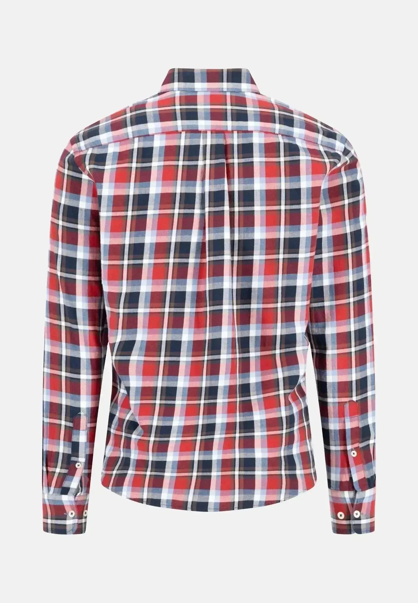 Fynch - Hatton Mens Multicolour Flannel Check Shirt Garnet Red – 15115760-367-S | Studio DOS by Designer Outlet Sales