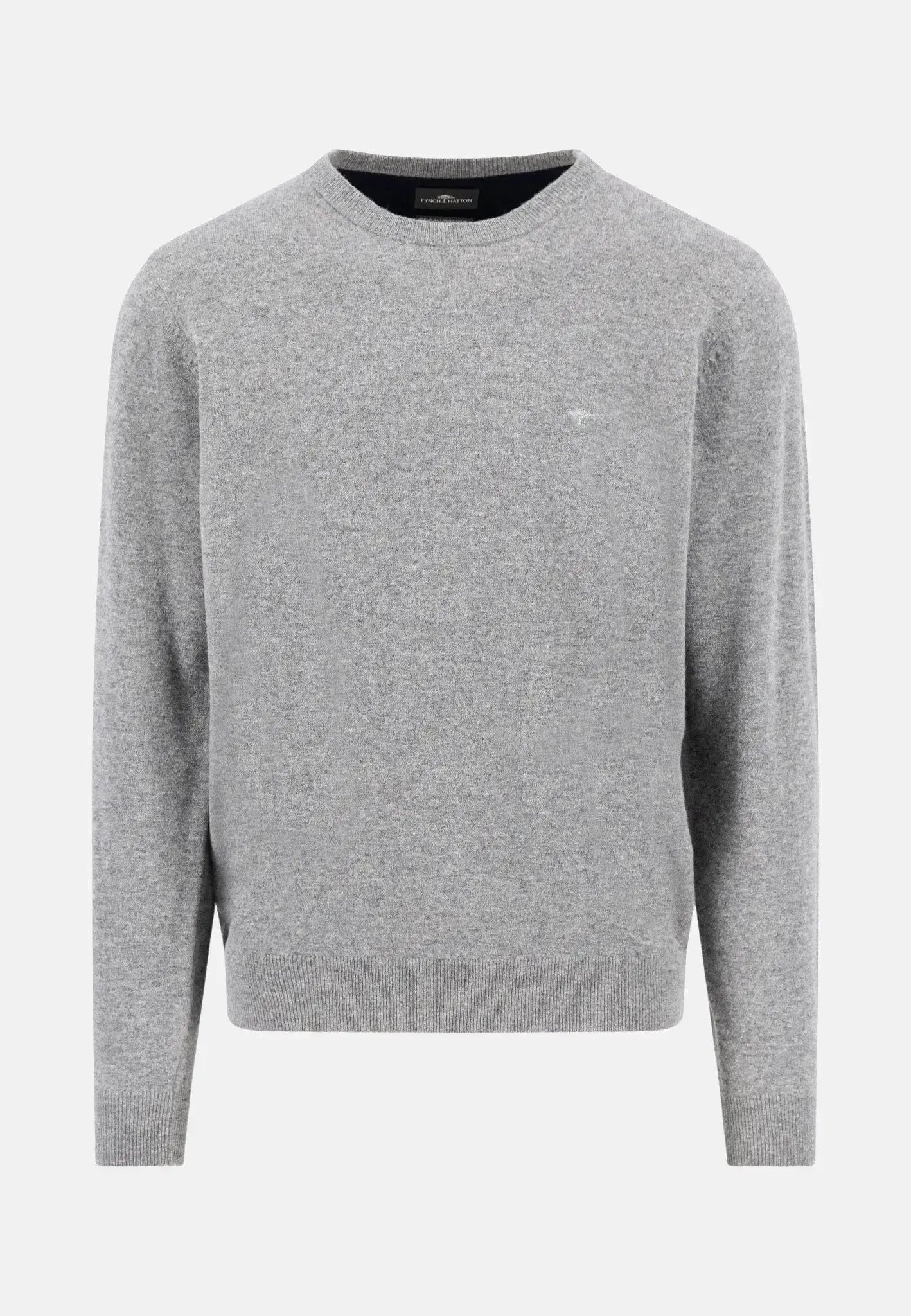 Fynch - Hatton Mens Pure Lambswool Crewneck Knit Steel – 1510300-936-S | Studio DOS by Designer Outlet Sales