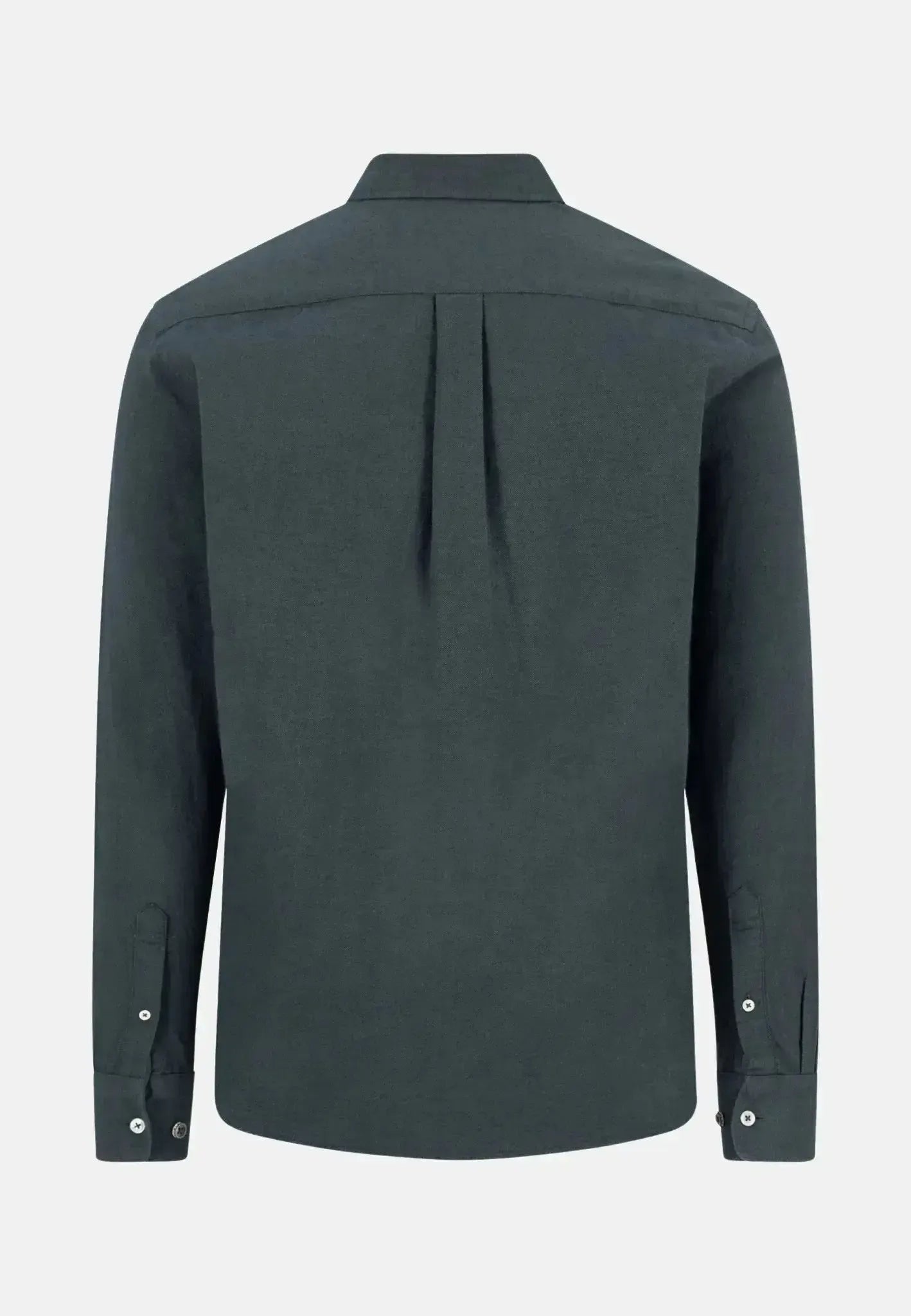 Fynch - Hatton Mens Winter Solid Button Down Shirt Dark Ivy – 15115900-737-S | Studio DOS by Designer Outlet Sales
