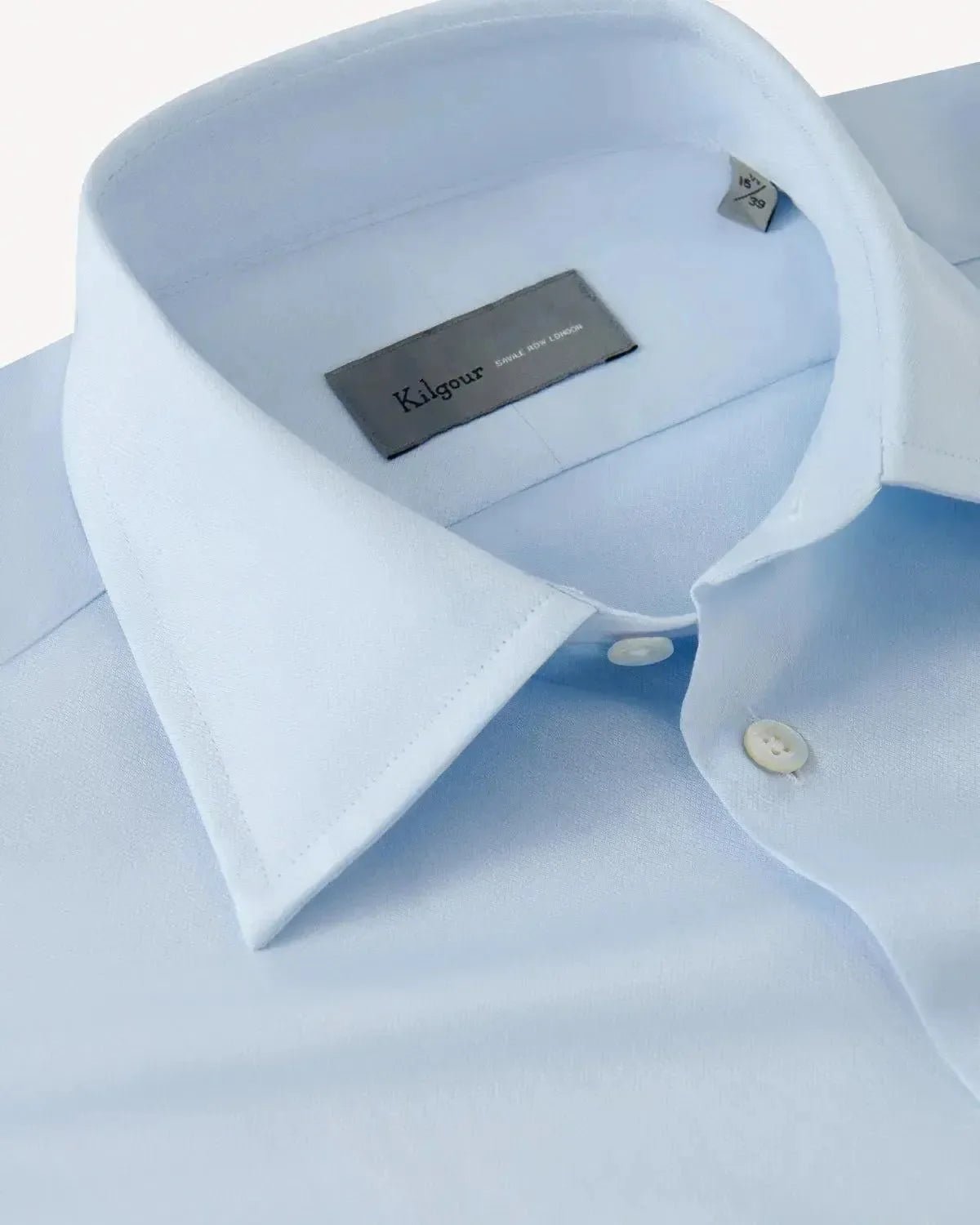 Kilgour Classic Dobby Cotton Shirt Sky – 40541-027-019 | Studio DOS by Designer Outlet Sales