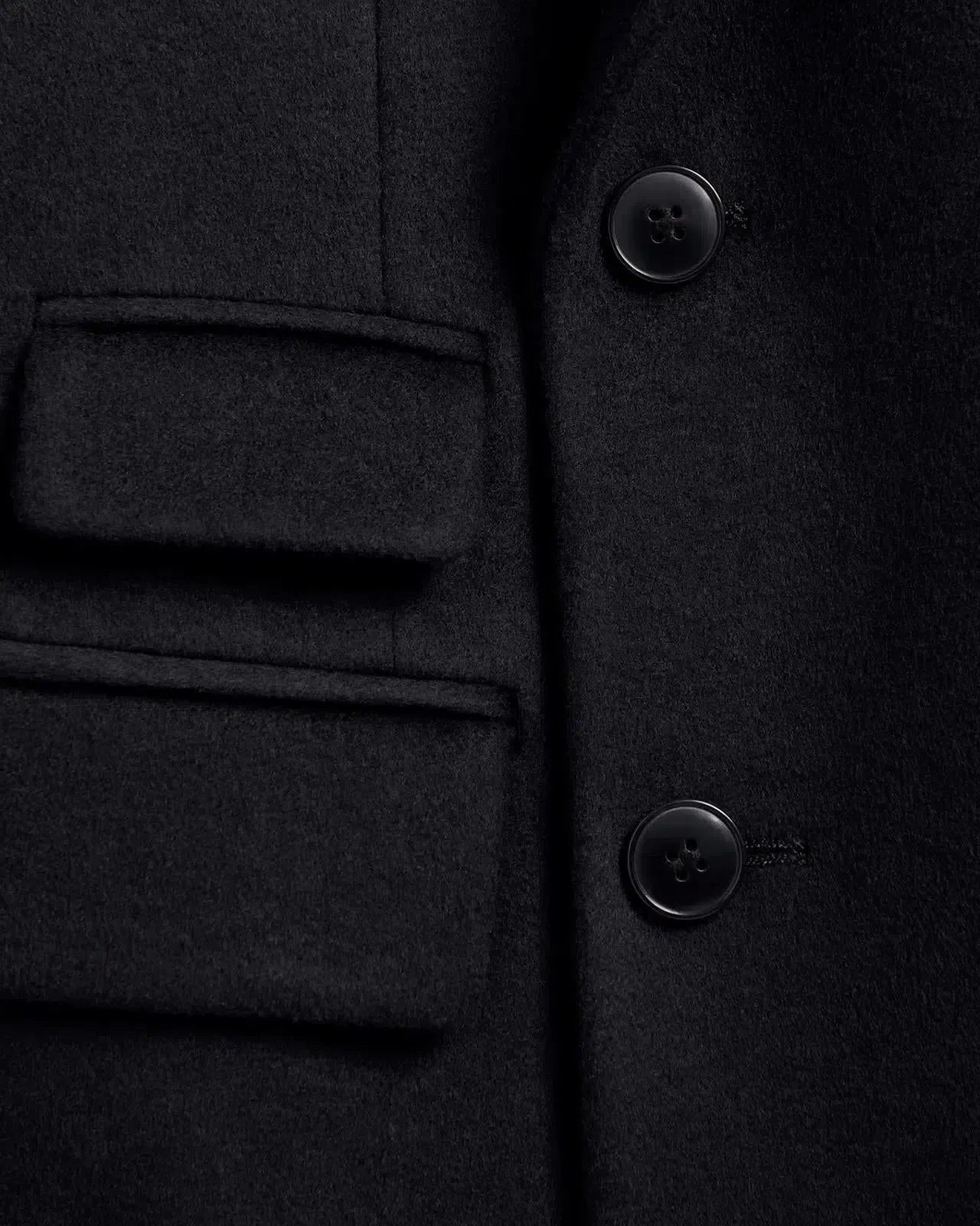 Kilgour Double Breasted Mid Length Overcoat Navy – 40541-003-143 | Studio DOS by Designer Outlet Sales