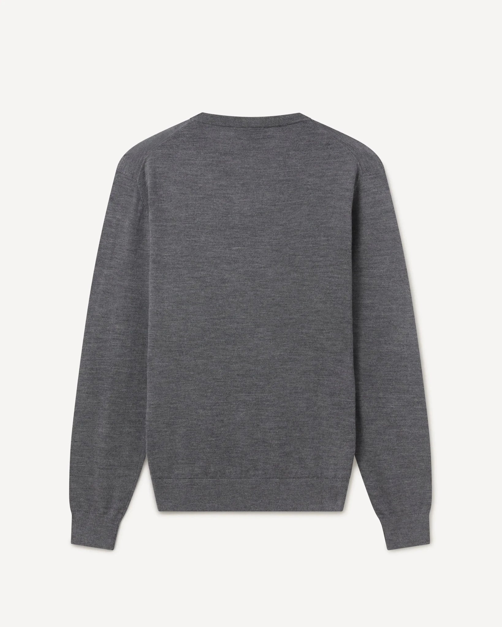 Kilgour Easy Care Merino Wool V - Neck Knit Grey – 40541-029-044 | Studio DOS by Designer Outlet Sales