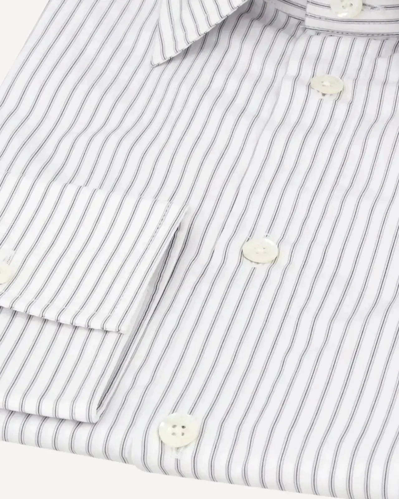 Kilgour Regular Collar City Stripe Shirt White Grey – 40541-007-811 | Studio DOS by Designer Outlet Sales