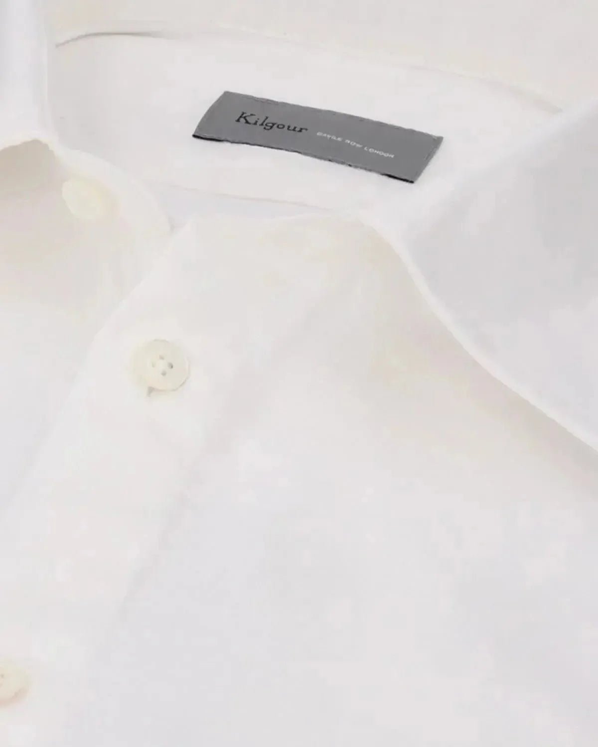 Kilgour Regular Collar Textured Oxford Shirt White – 40541-007-559 | Studio DOS by Designer Outlet Sales