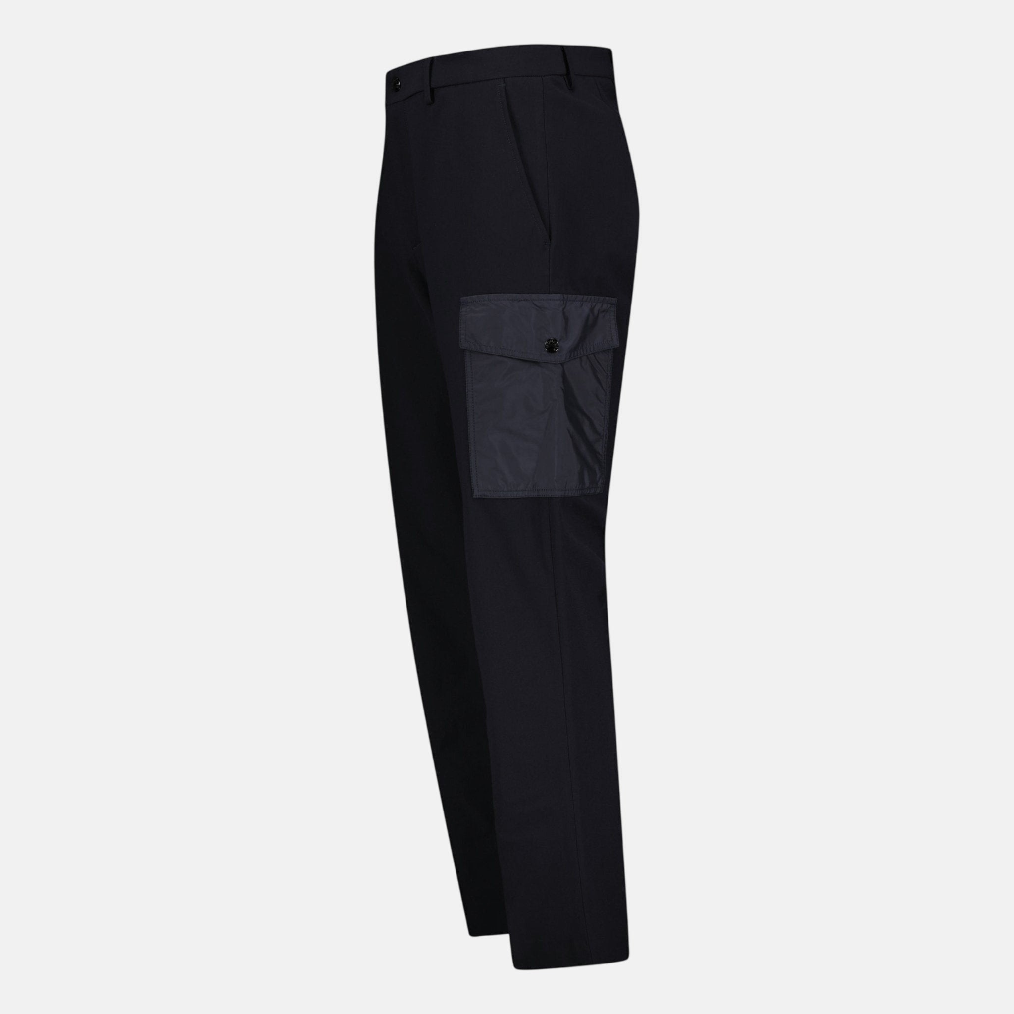 Moncler Belt Buckled Cargo Pants Black – B14 | Studio DOS by Designer Outlet Sales