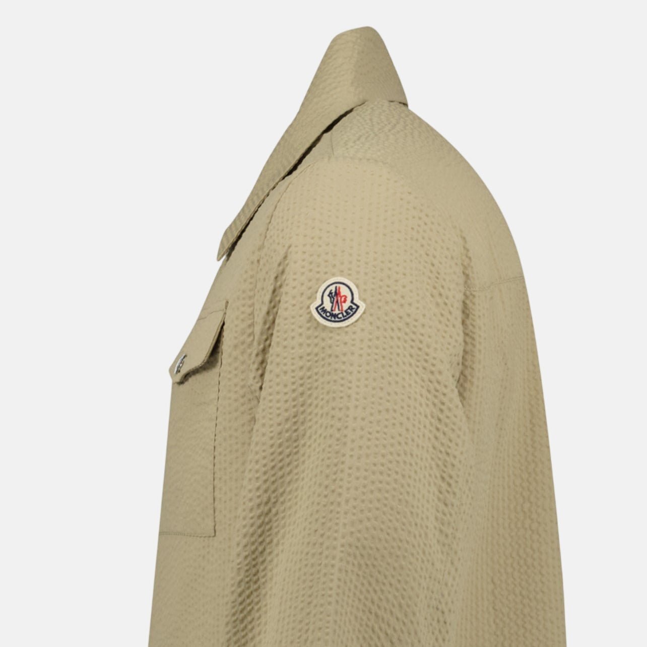 Moncler Camicia Overshirt Beige – G14 | Studio DOS by Designer Outlet Sales