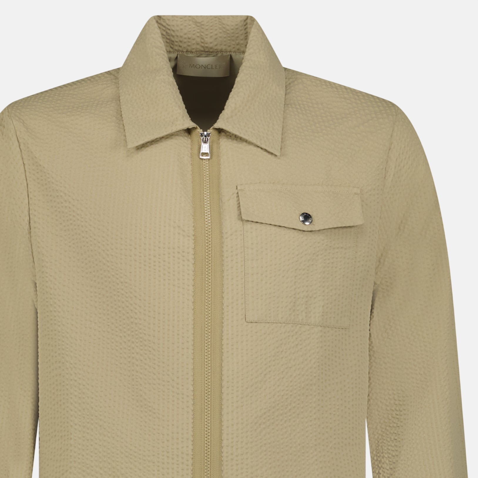 Moncler Camicia Overshirt Beige – G14 | Studio DOS by Designer Outlet Sales