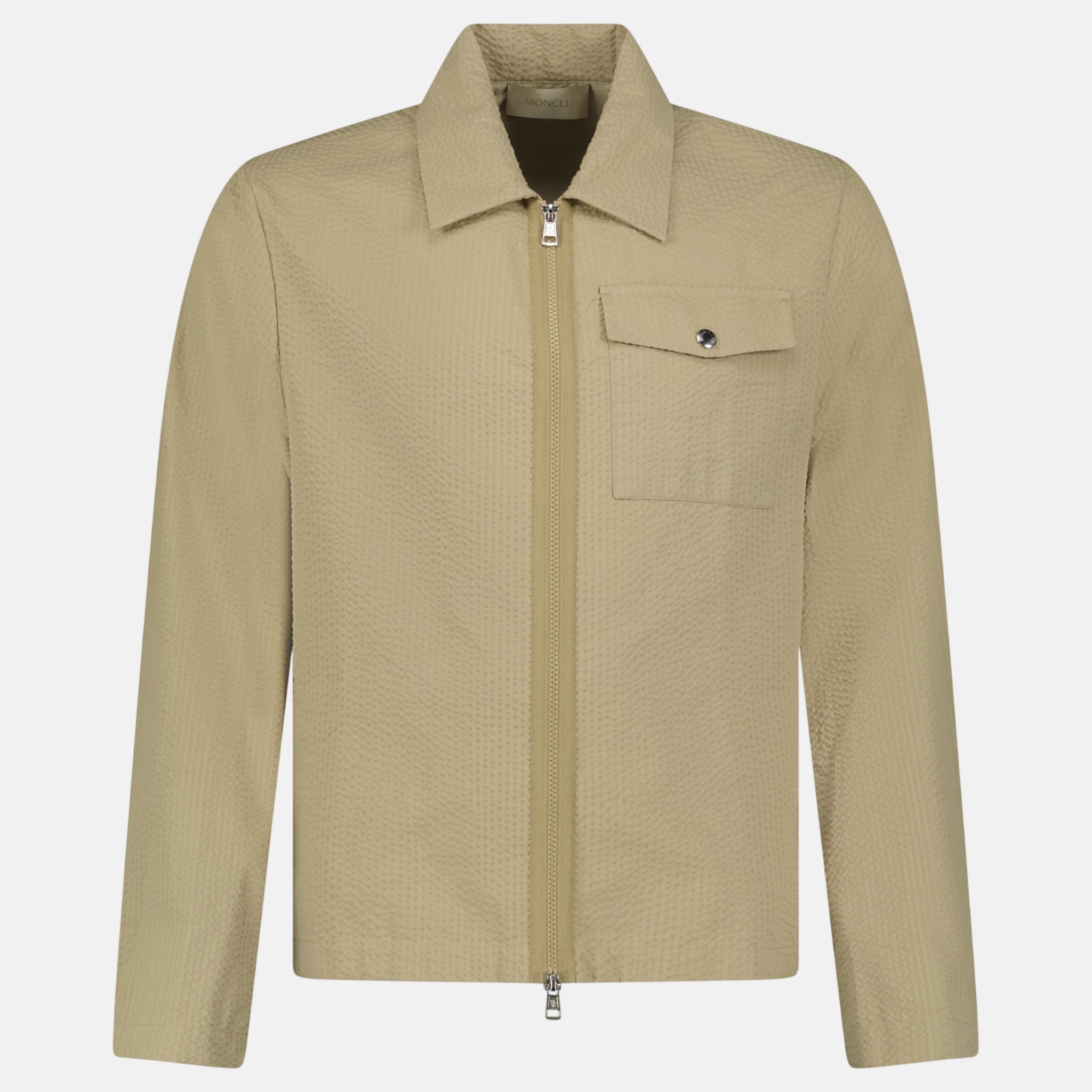 Moncler Camicia Overshirt Beige – G14 | Studio DOS by Designer Outlet Sales