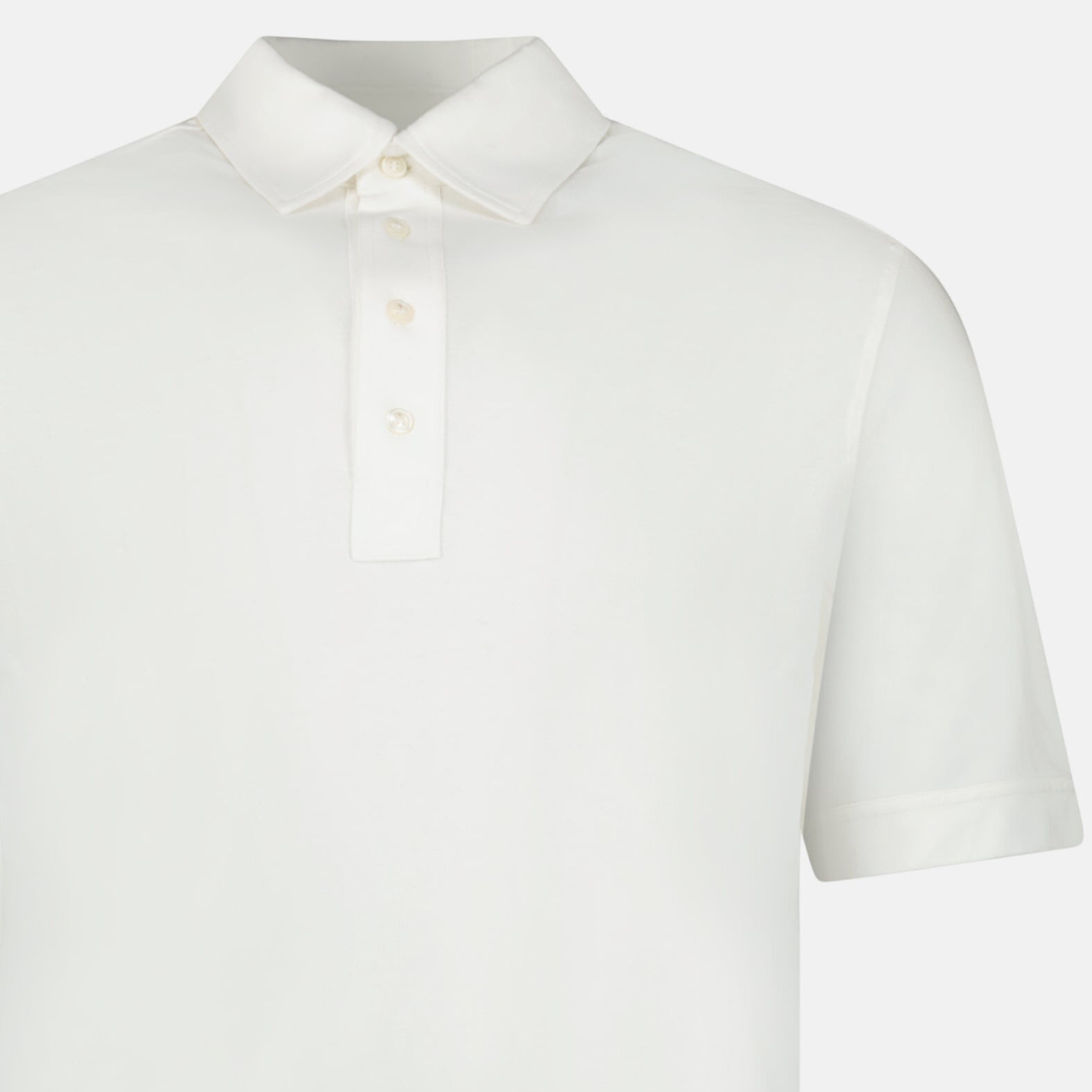 Moncler Edit Short Sleeve Polo Shirt White – G14 | Studio DOS by Designer Outlet Sales
