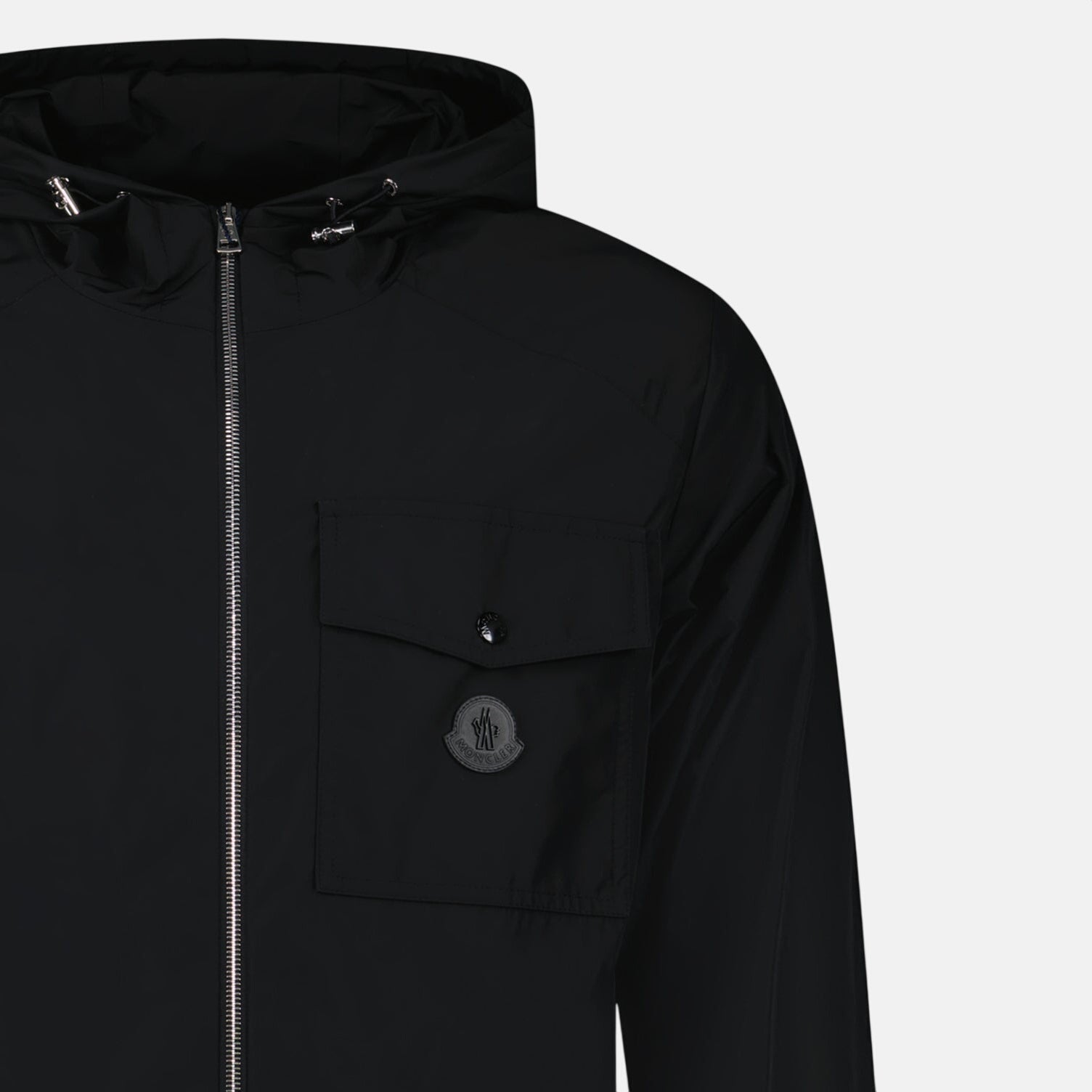 Moncler Fuyue Ghost Rubber Logo Jacket Black – sku-57673869459837 | Studio DOS by Designer Outlet Sales