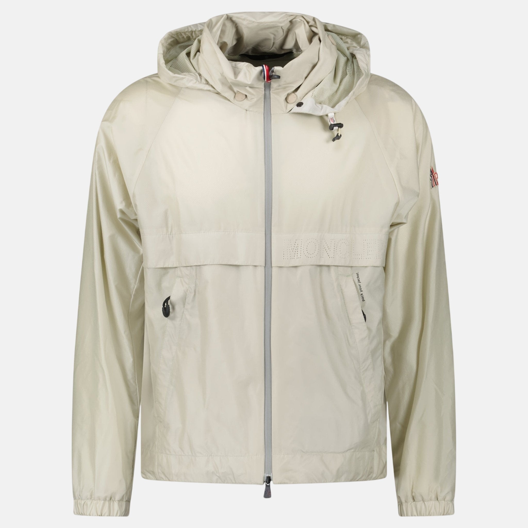 Moncler Grenoble Negara Windbreaker Jacket Stone – E1 | Studio DOS by Designer Outlet Sales