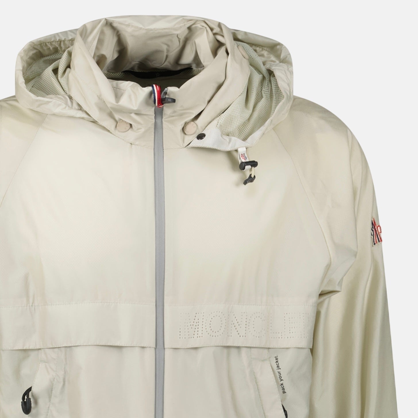 Moncler Grenoble Negara Windbreaker Jacket Stone – E1 | Studio DOS by Designer Outlet Sales