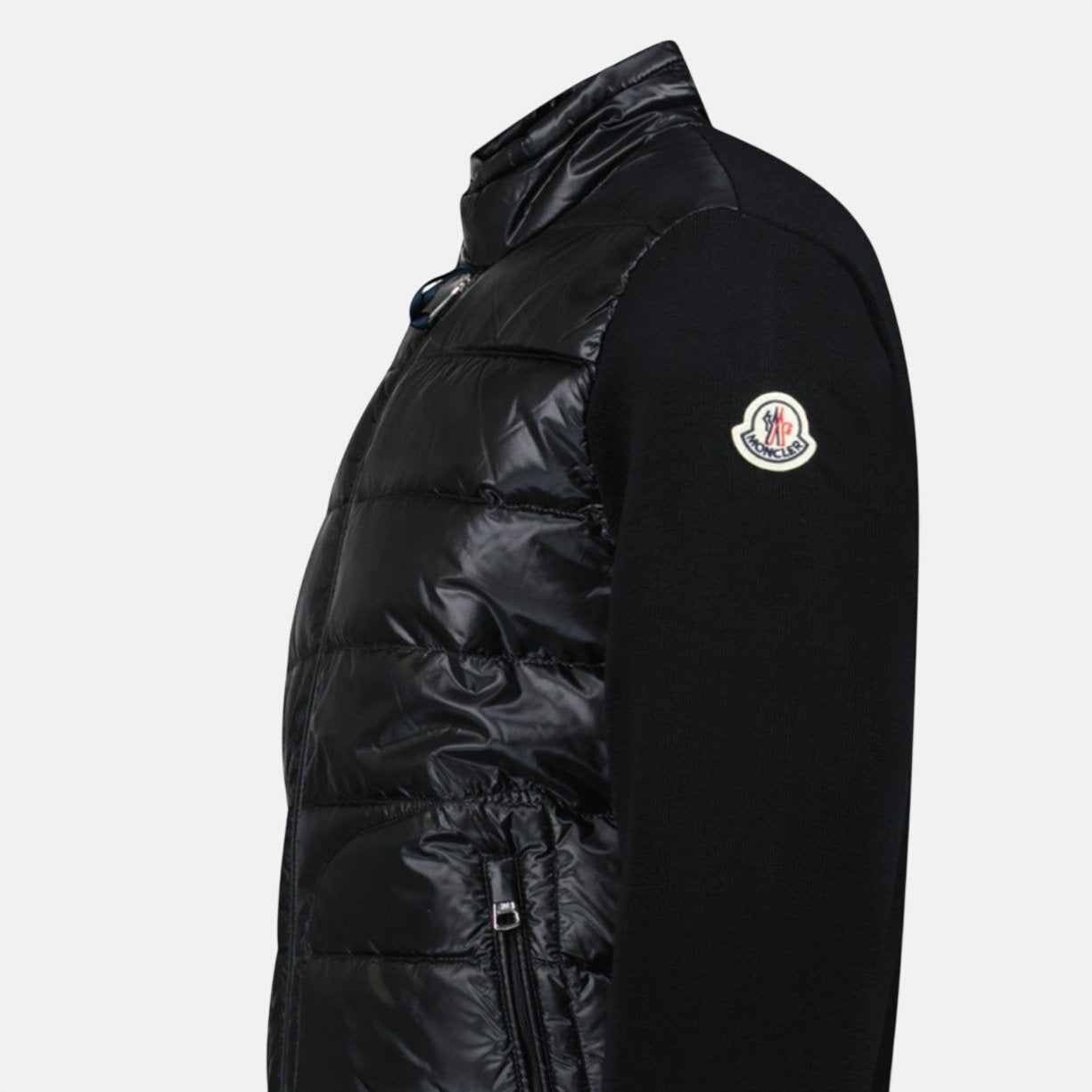Moncler Padded Wool Zip - Up Cardigan Black – AA22/A63 | Studio DOS by Designer Outlet Sales