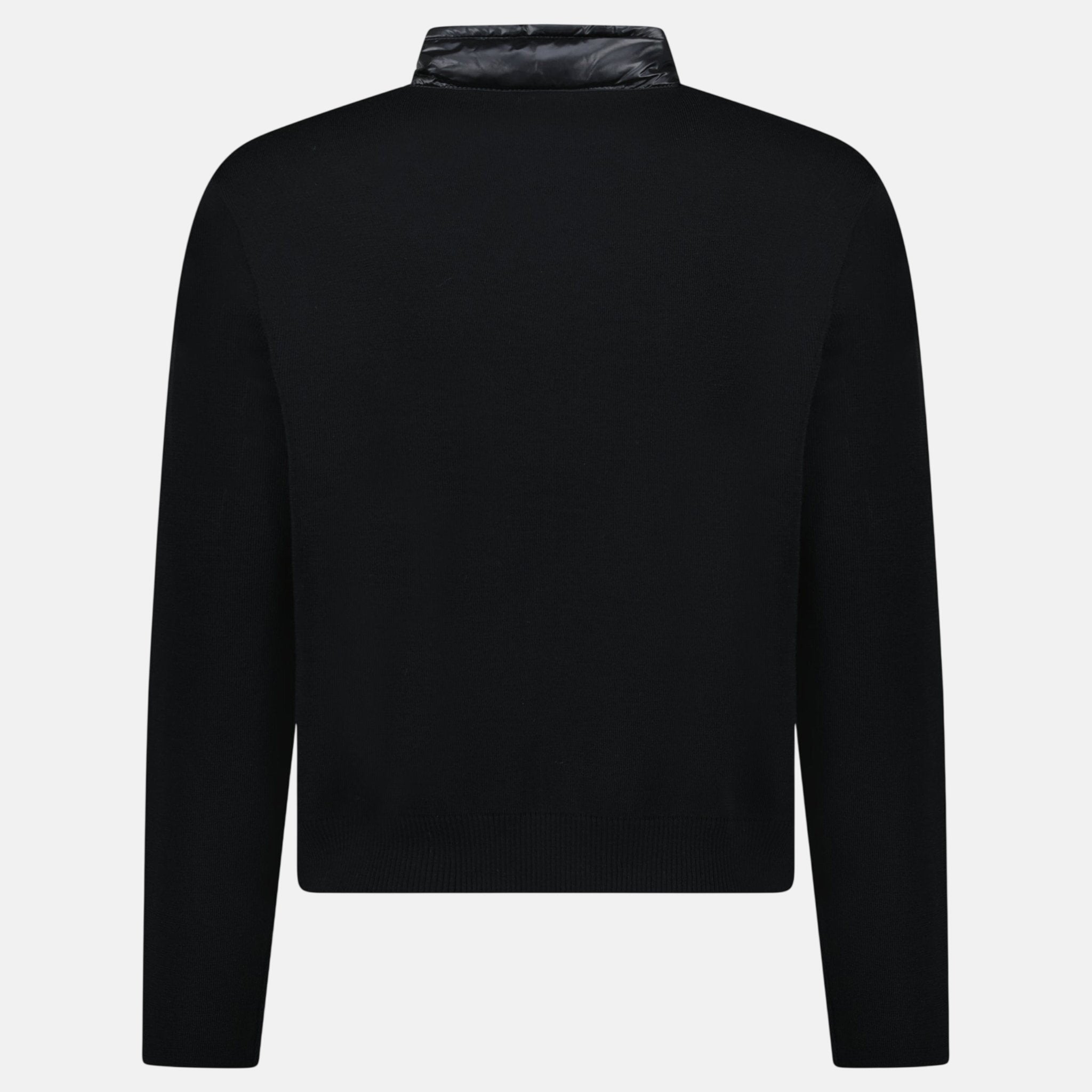 Moncler Padded Wool Zip - Up Cardigan Black – AA22/A63 | Studio DOS by Designer Outlet Sales