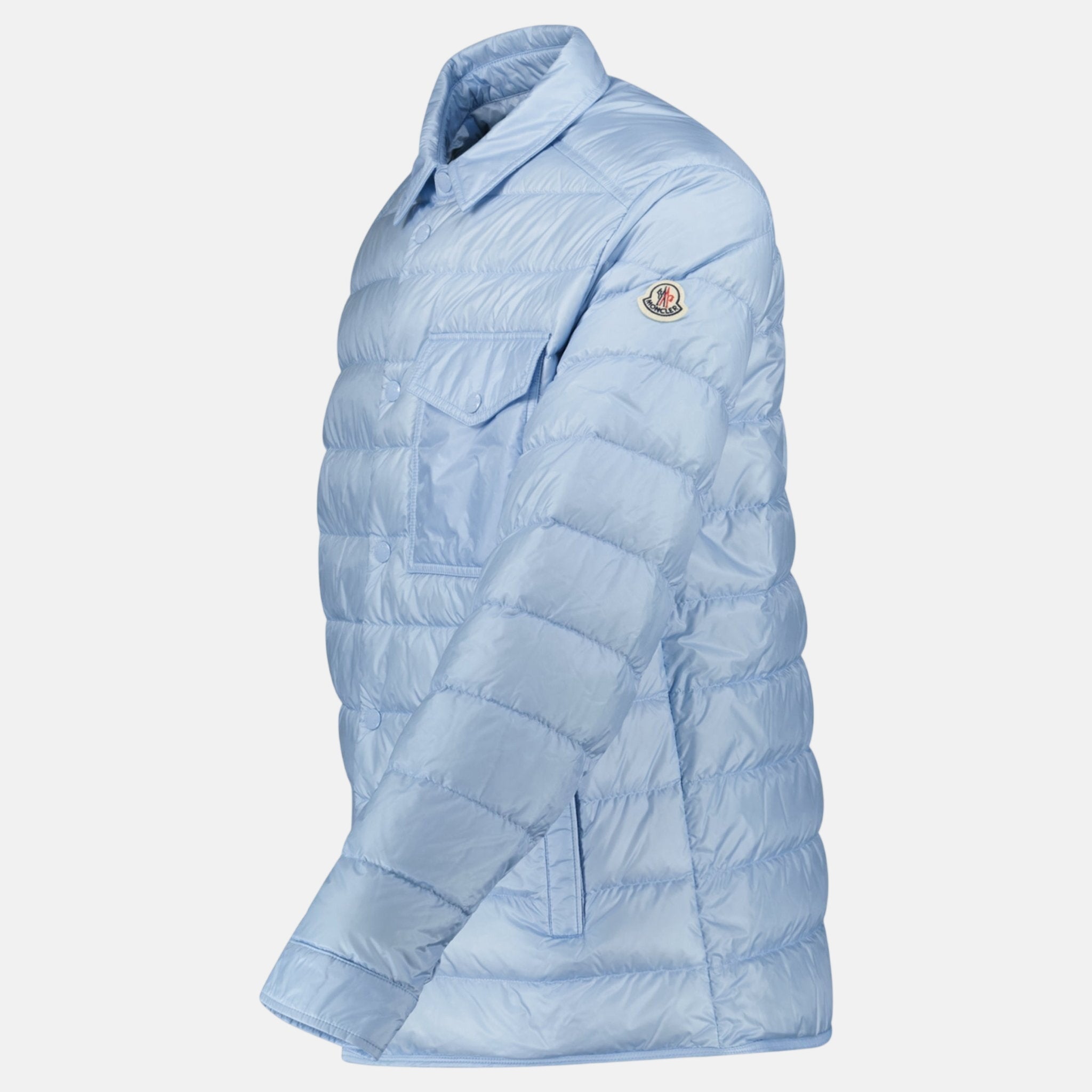 Moncler Tenibres Down Shirt Jacket Sky Blue – Rail 4 U | Studio DOS by Designer Outlet Sales