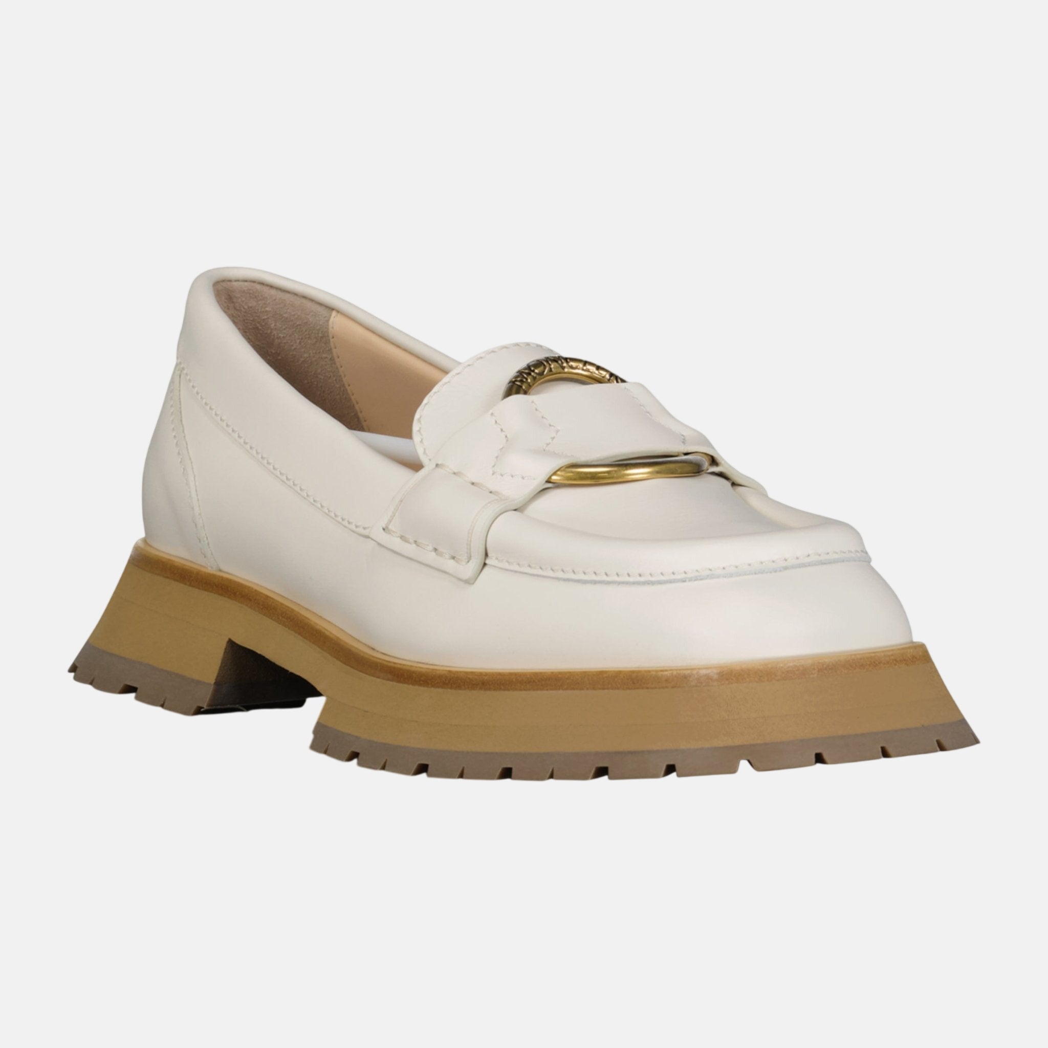 Moncler Womens Bell Loafers White – D11 | Studio DOS by Designer Outlet Sales