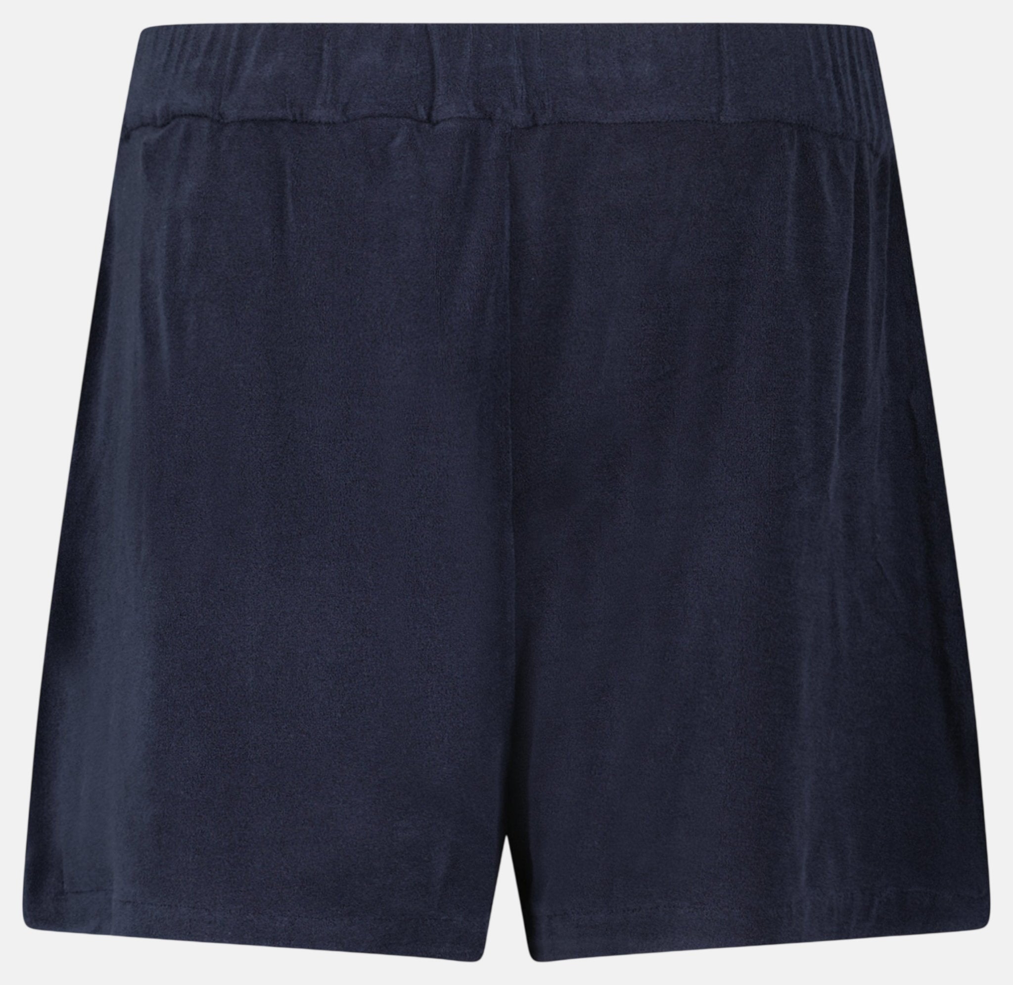 Moncler Womens Logo - Patch Velour Shorts Navy – B12 | Studio DOS by Designer Outlet Sales