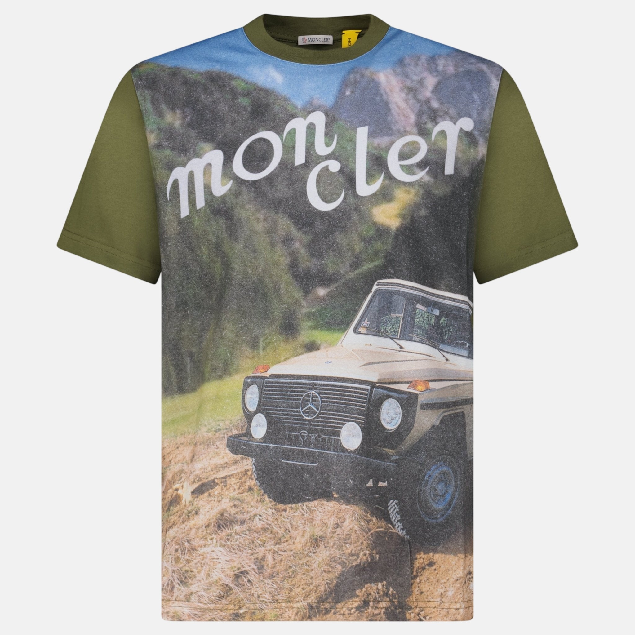 Moncler x Mercedes - Benz by Nigo Printed T-Shirt Khaki – G38 | Studio DOS by Designer Outlet Sales