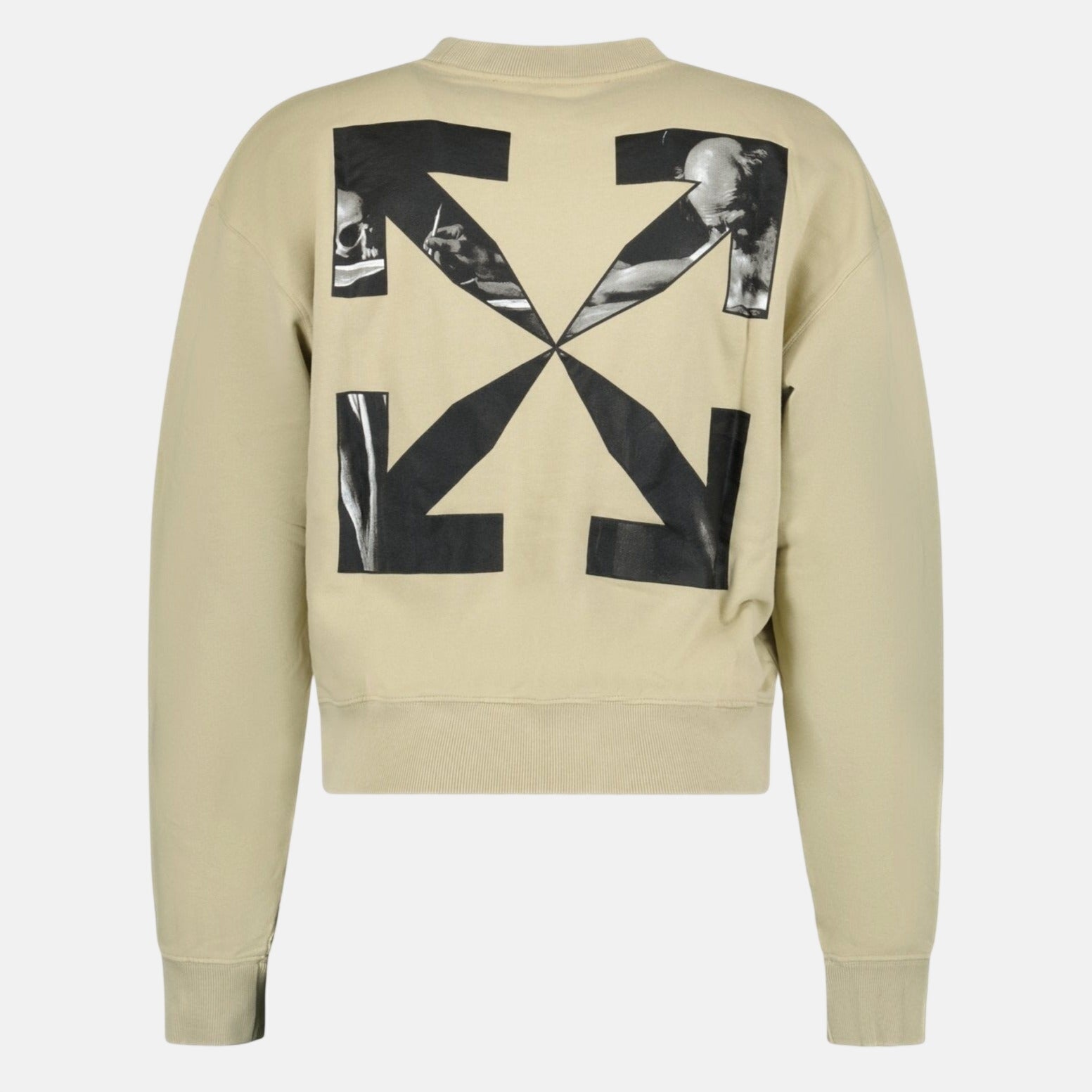 Off - White Caravaggio Arrow Sweatshirt Sand – A22 | Studio DOS by Designer Outlet Sales