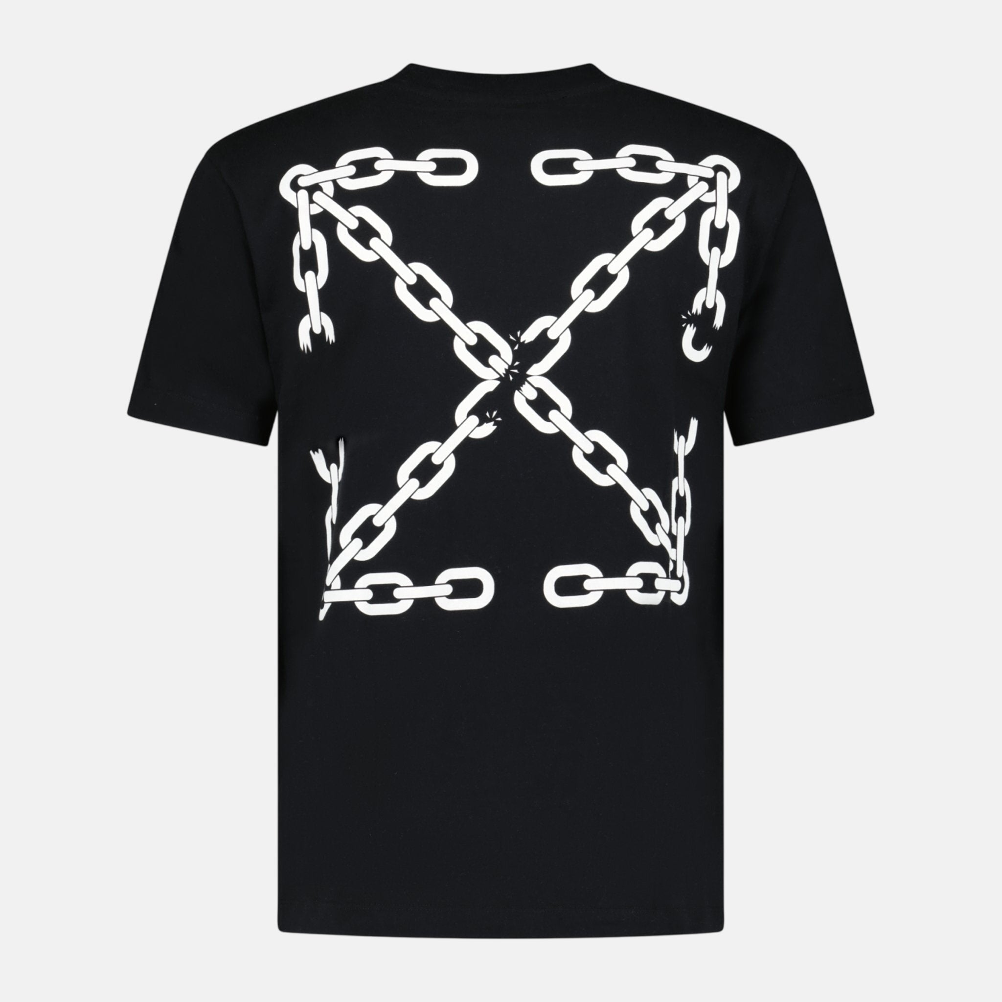 Off - White Chain Logo T-Shirt Black – A11 | Studio DOS by Designer Outlet Sales