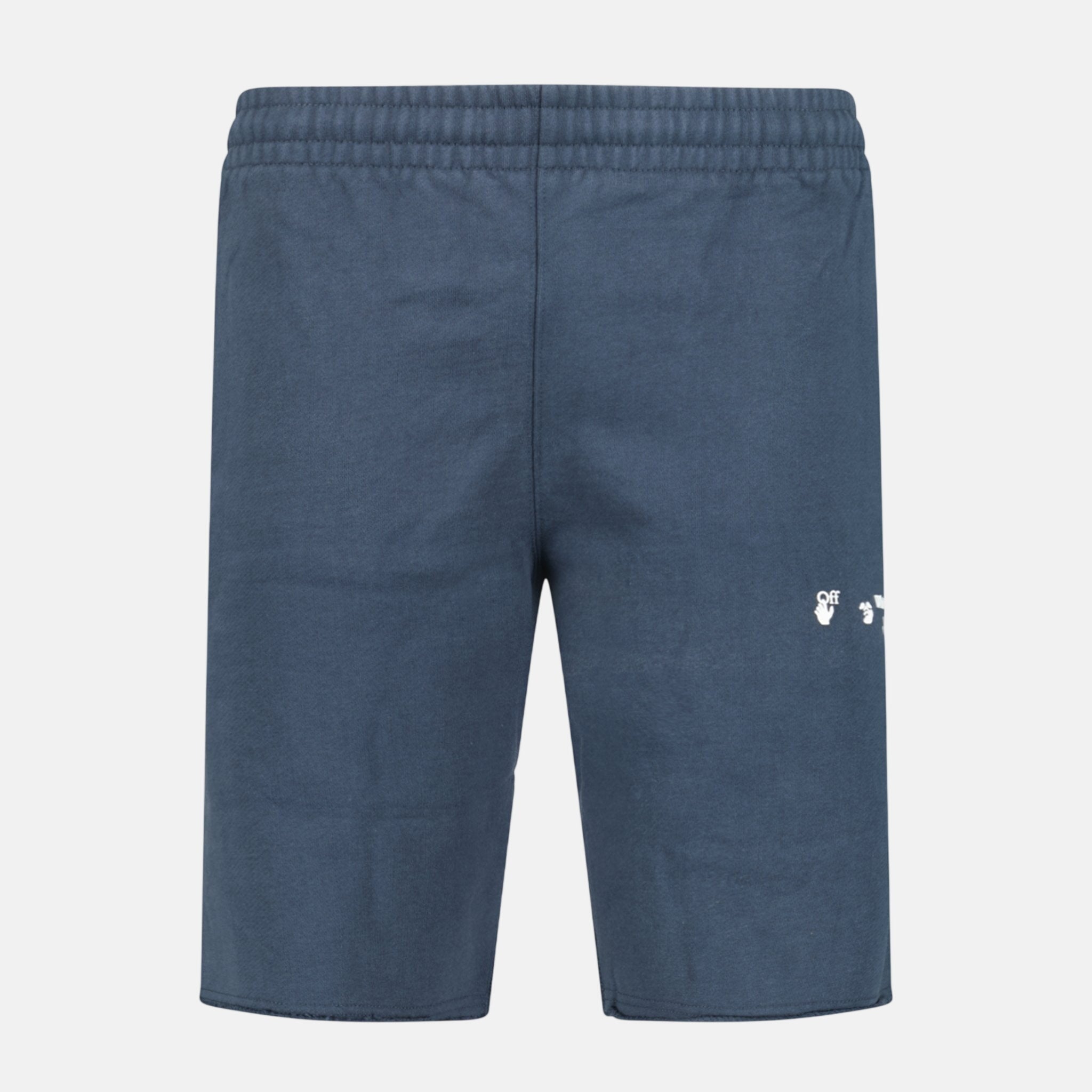 Off - White Cotton Sweat Shorts Navy – C52 | Studio DOS by Designer Outlet Sales