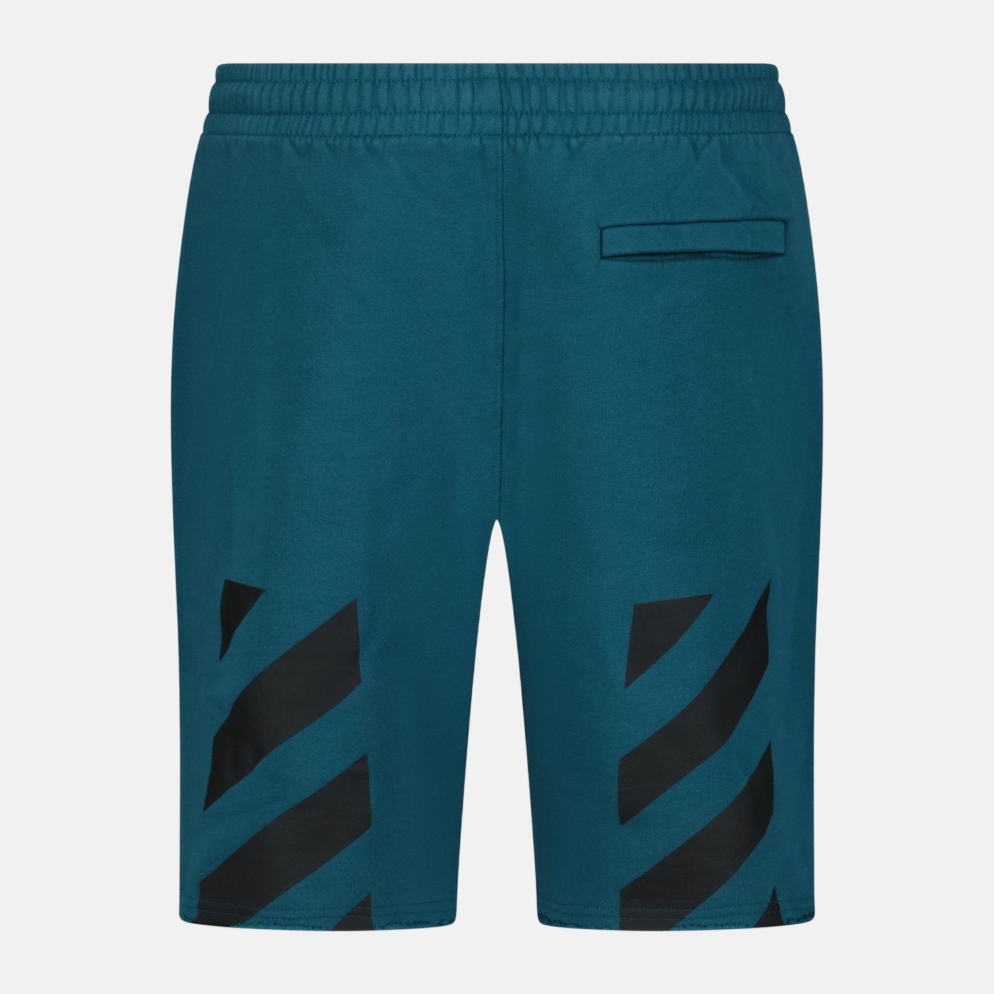Off - White Diag Helvetica Bermuda Shorts Duck Green – A5 | Studio DOS by Designer Outlet Sales
