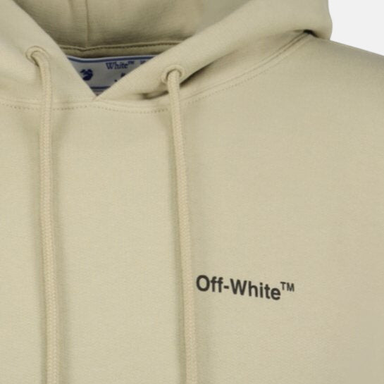 Off - White Hooded Sweatshirt Light Beige – A13 | Studio DOS by Designer Outlet Sales