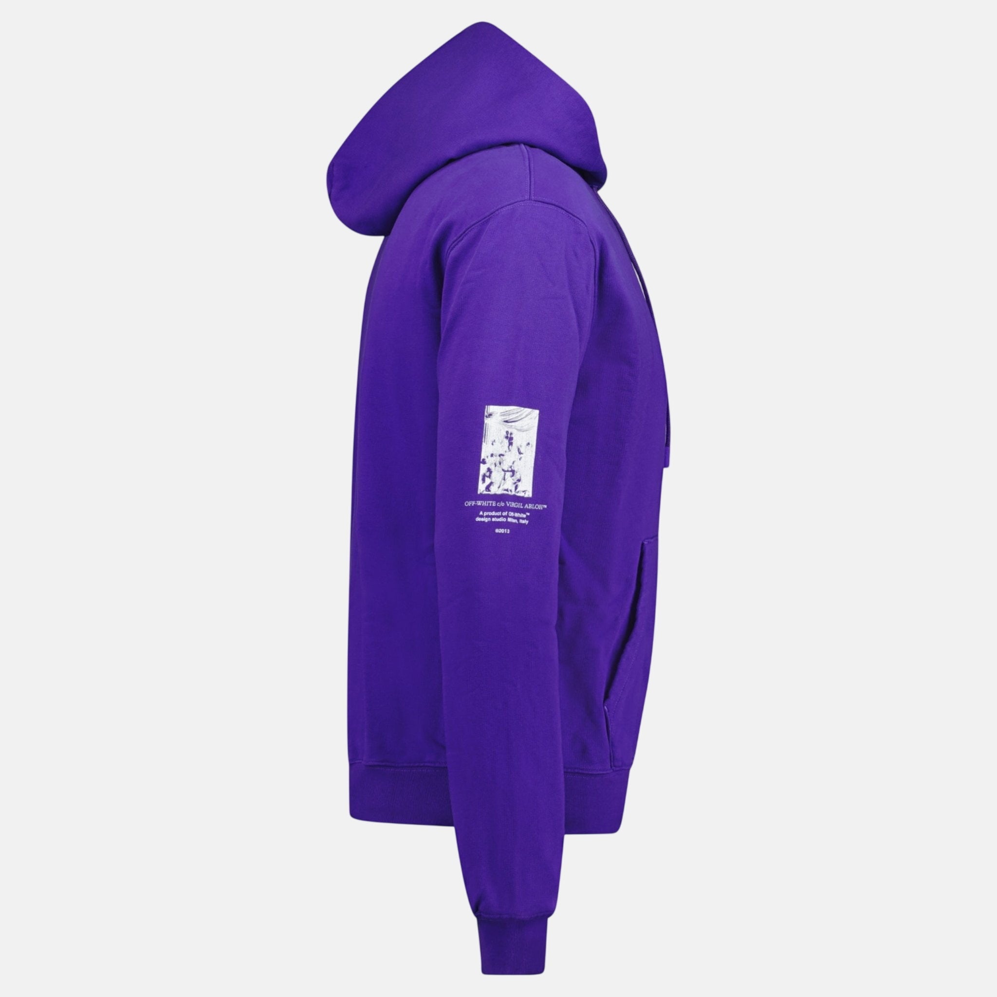 Off - White 'Paint Mirror' Hooded Sweatshirt Purple – C72 | Studio DOS by Designer Outlet Sales