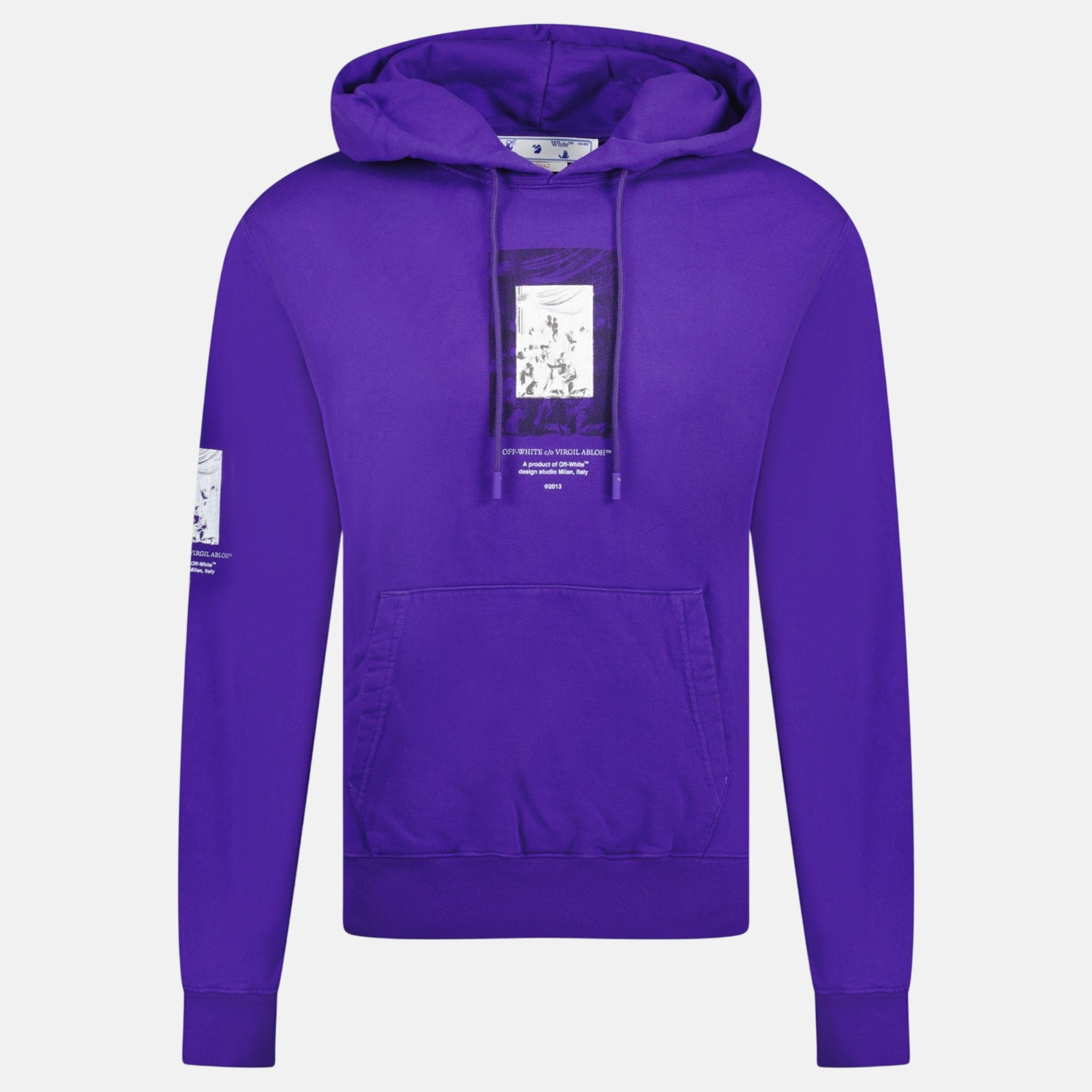 Off - White 'Paint Mirror' Hooded Sweatshirt Purple – C72 | Studio DOS by Designer Outlet Sales