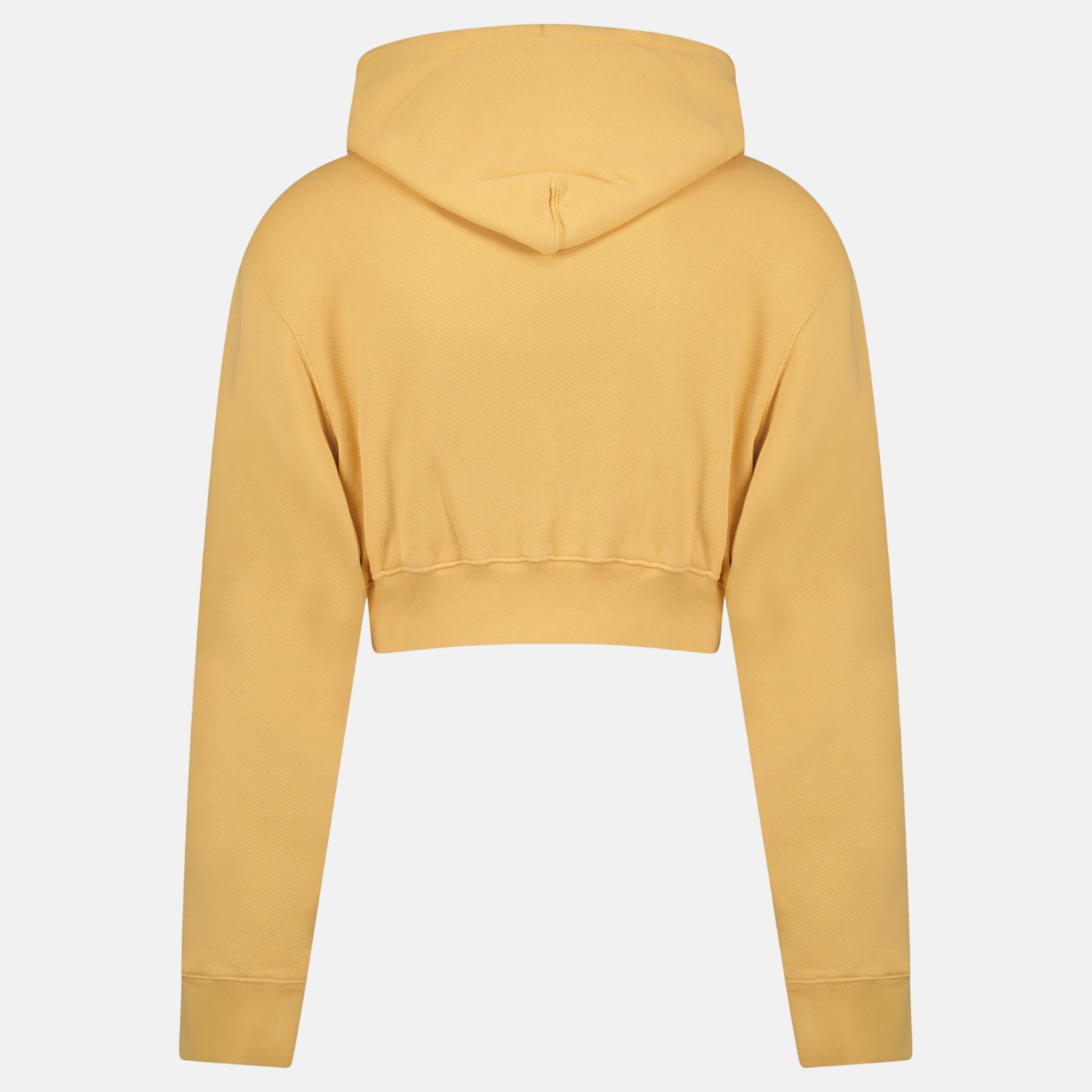 Off - White Womens 70's Type Logo Crop Sweatshirt Sand – sku-56262038684029 | Studio DOS by Designer Outlet Sales