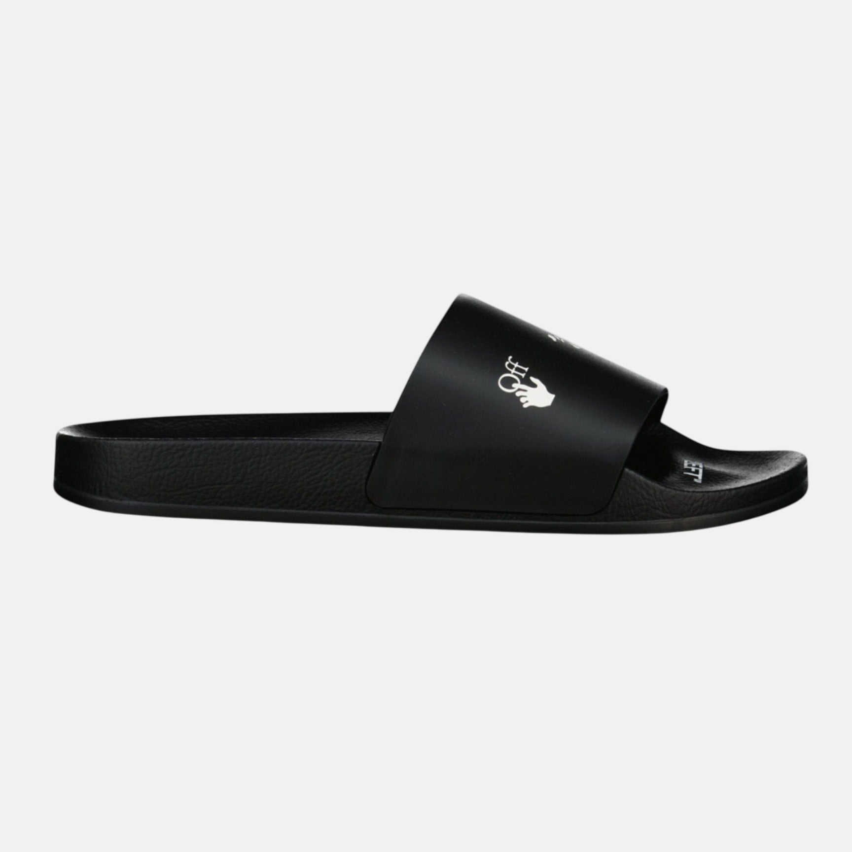 Off - White Womens White Drowning Man Sliders Black – G5 | Studio DOS by Designer Outlet Sales