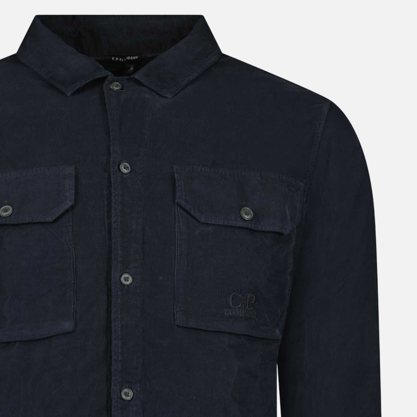 CP Company Corduroy Overshirt Navy