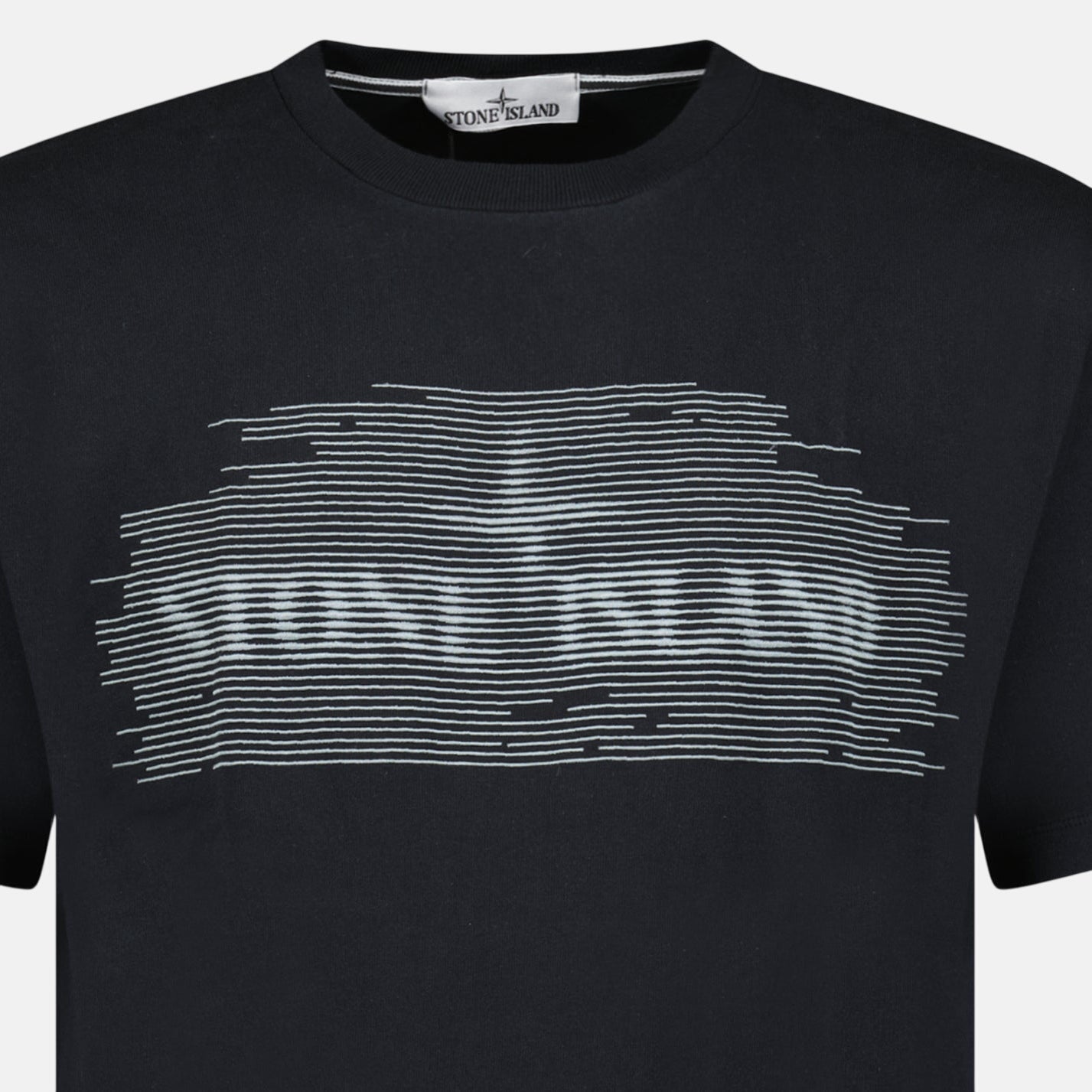 Stone Island 24/2 Optical One Print T-Shirt Black
