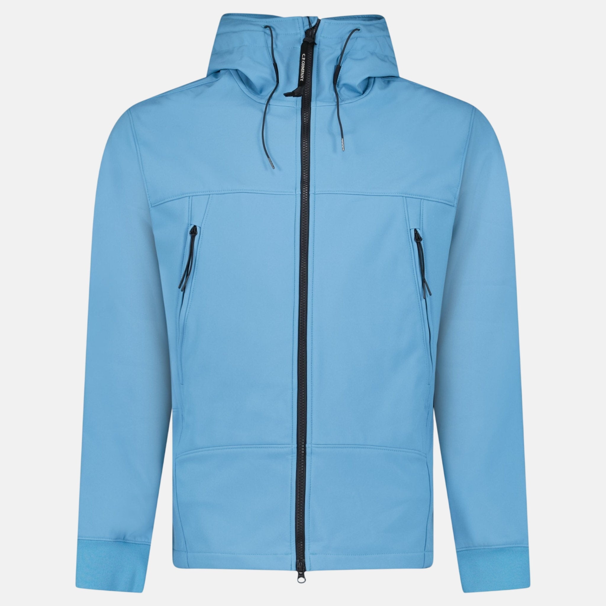 CP Company Shell-R Fleece Goggle Jacket Aegean Blue
