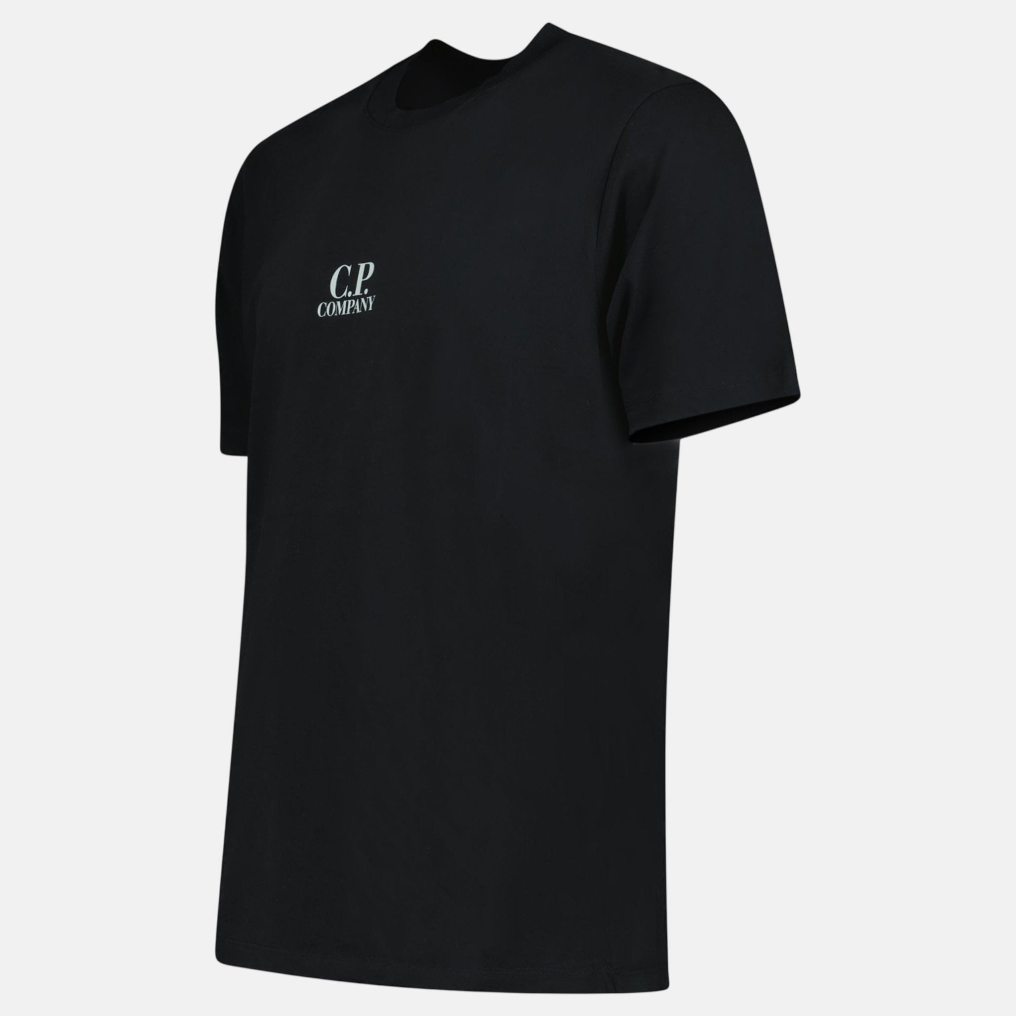 CP Company British Sailor Logo 30/1 T-Shirt Black