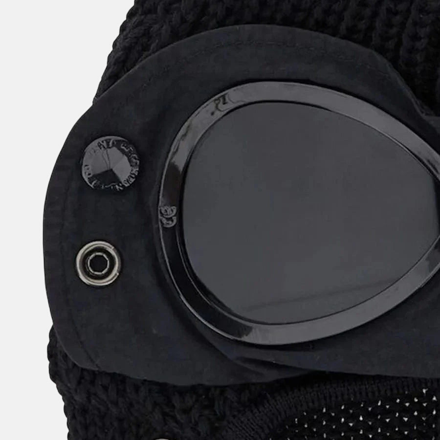 CP Company Merino Wool Goggle Ski Mask Black