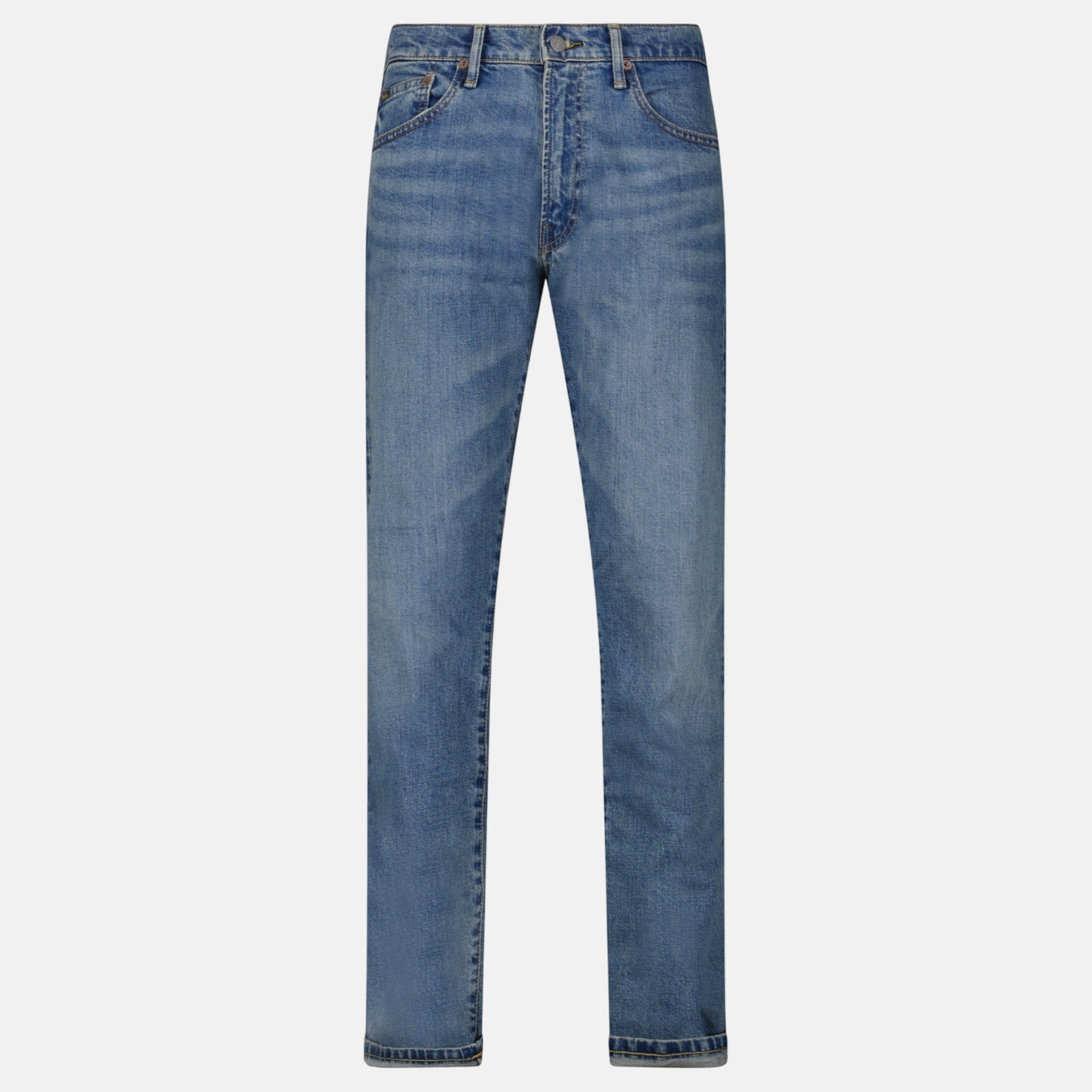 Ralph Lauren Hampton Straight Stretch Jeans Mid Wash – A26 | Studio DOS by Designer Outlet Sales