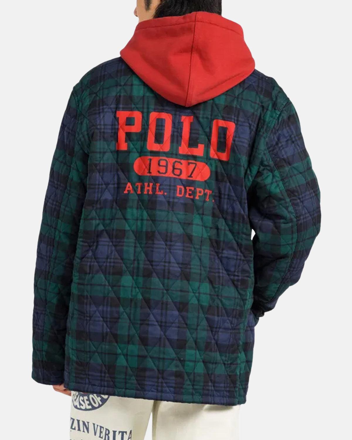 RALPH LAUREN LOGO PLAID BARN COAT HERITAGE BLACKWATCH – RALPH-LAUREN-710940789-001-M | Studio DOS by Designer Outlet Sales