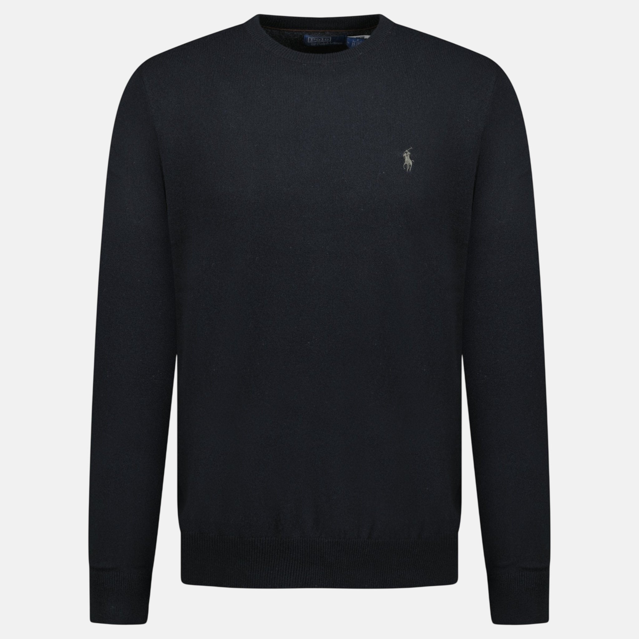Ralph Lauren Wool Crewneck Jumper Black – O17 | Studio DOS by Designer Outlet Sales
