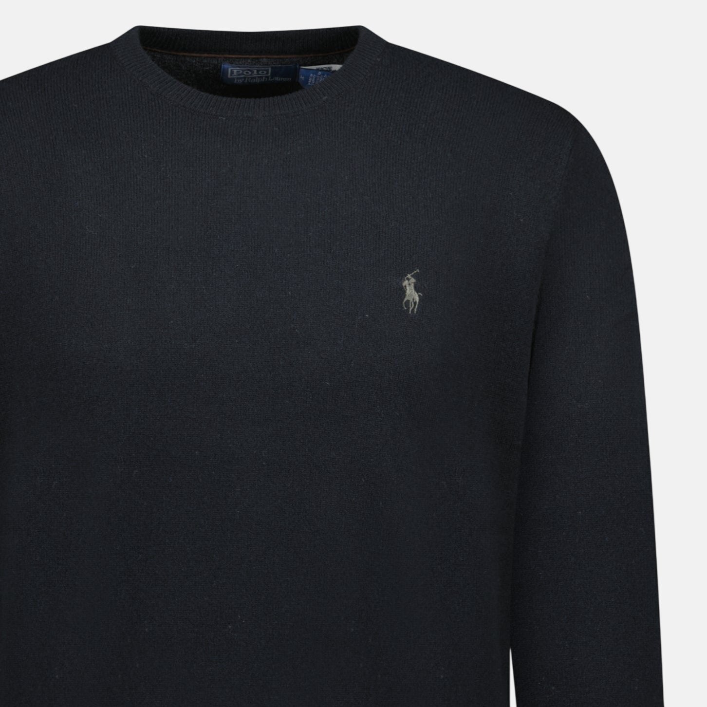 Ralph Lauren Wool Crewneck Jumper Black – O17 | Studio DOS by Designer Outlet Sales