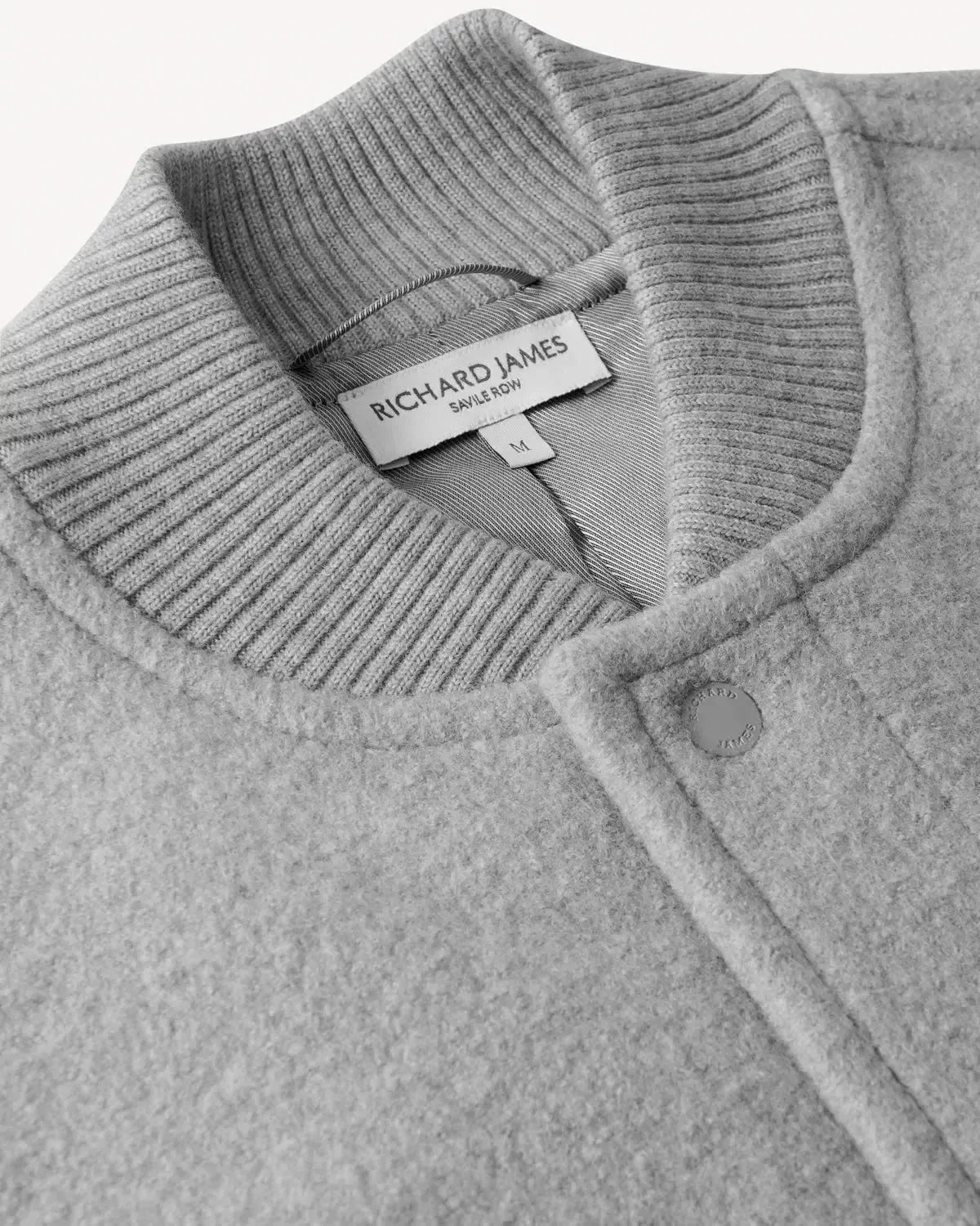Richard James Wool College Bomber Grey – 40542-021-046 | Studio DOS by Designer Outlet Sales