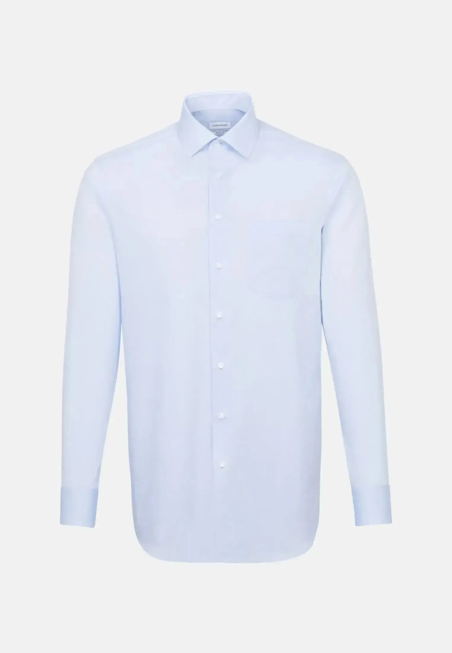 Seidensticker Mens Regular Fit No Iron Kent Collar Business Shirt Light Blue – 01.002000-15-38 | Studio DOS by Designer Outlet Sales