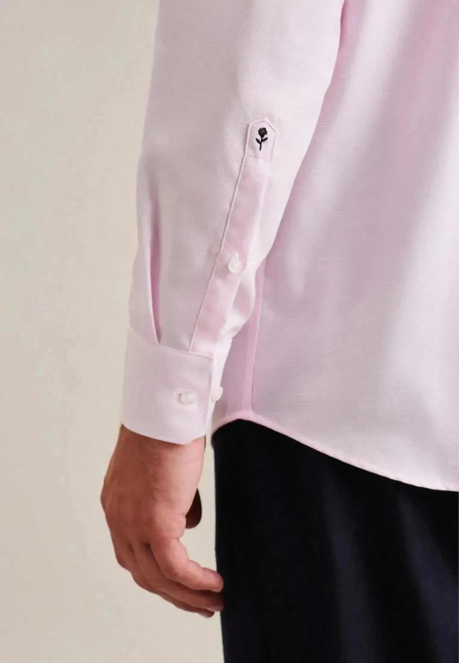 Seidensticker Mens Regular Fit No Iron New Kent Structured Business Shirt Pink – 01.141960-42-38 | Studio DOS by Designer Outlet Sales