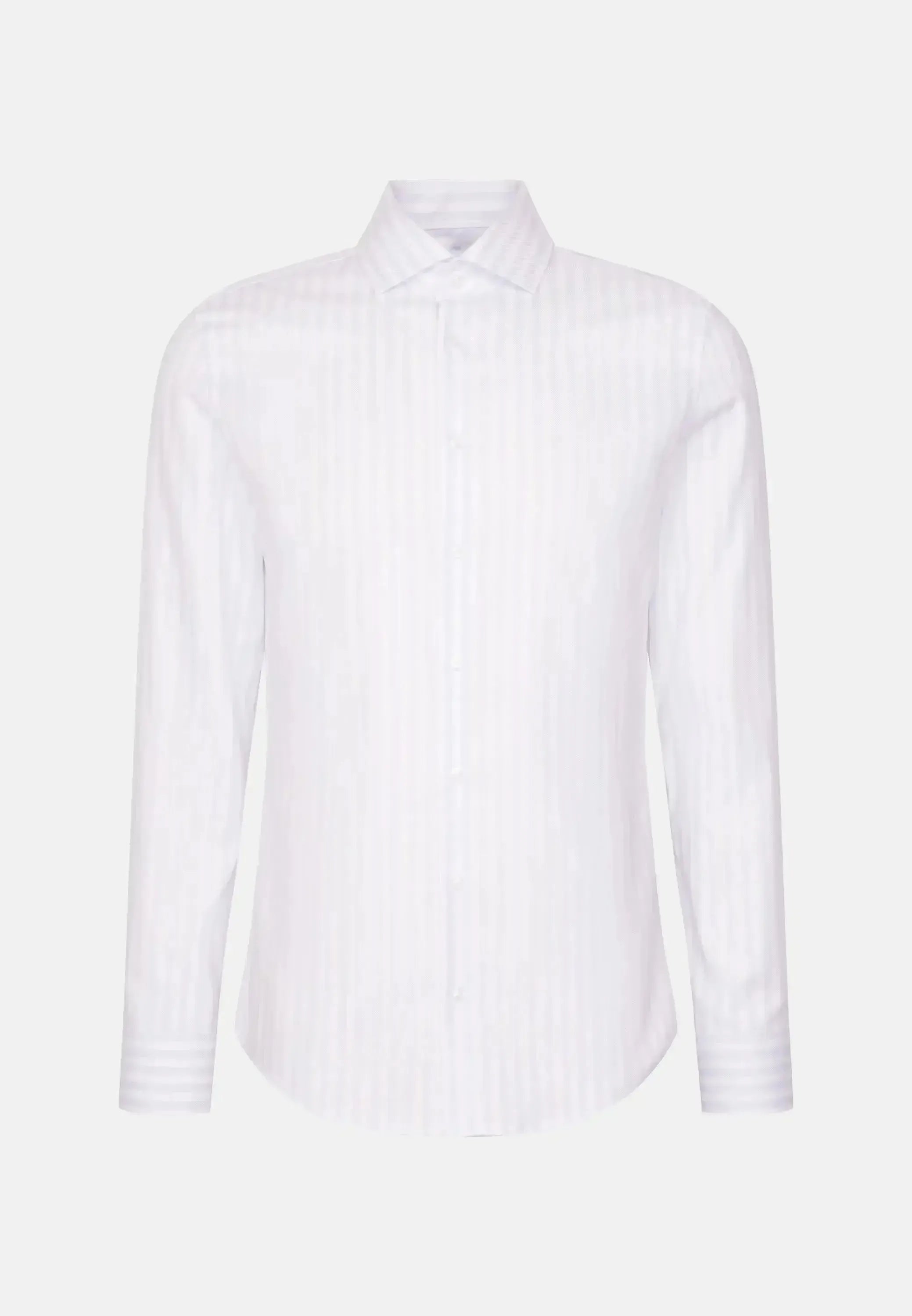 Seidensticker Mens Regular Fit No Iron Spread Kent Structured Stripe Business Shirt Light Blue – 01.146087-10-37 | Studio DOS by Designer Outlet Sales